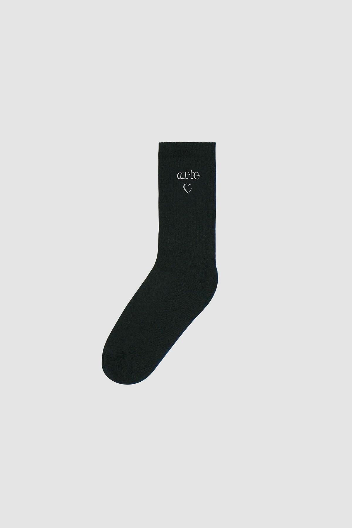 Chaussettes à logo en forme de cœur - Noir