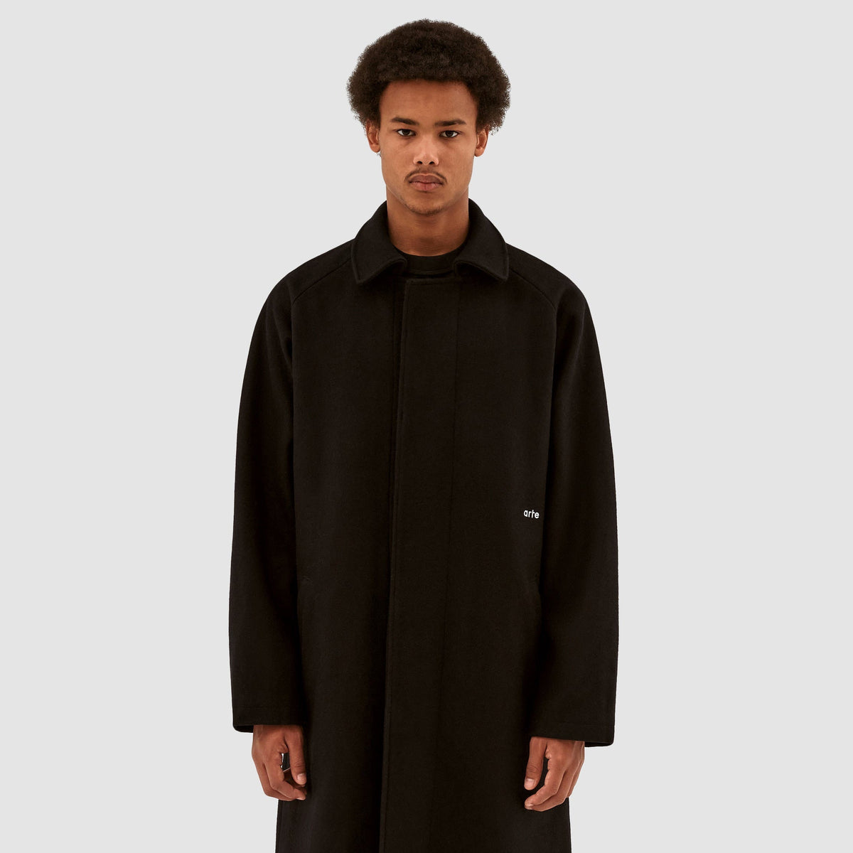 Manteau en laine Jesse - Noir