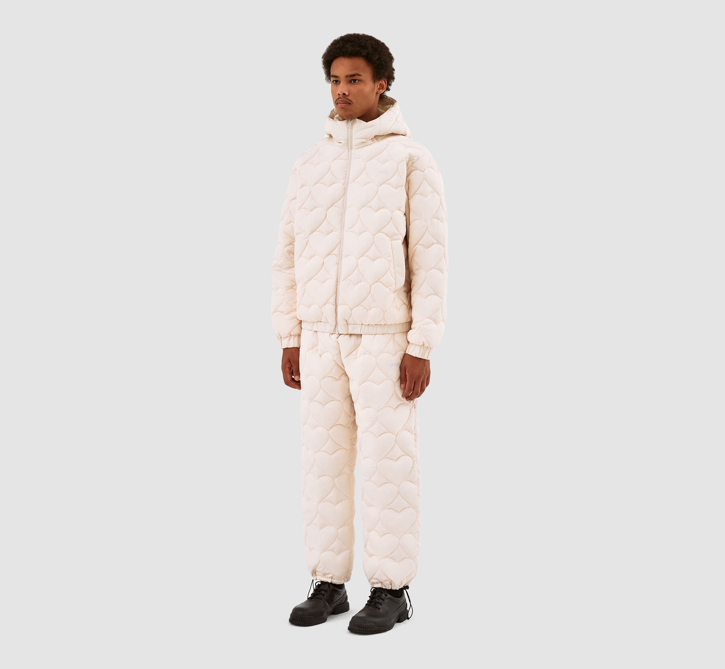 Pantalon en molleton Paolo Heart - Crème