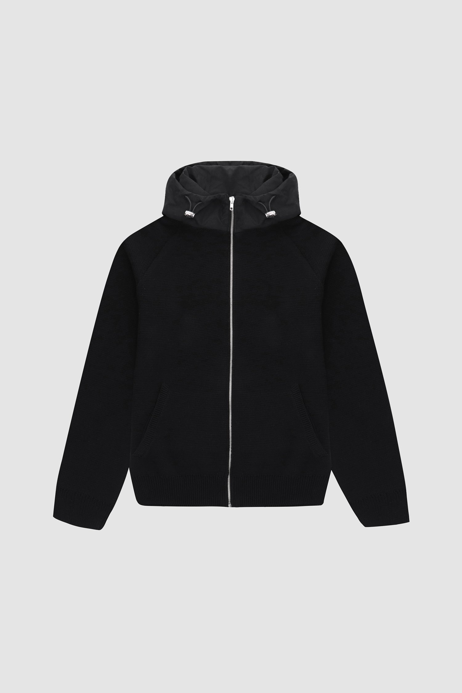 Sweat à capuche en maille Kole - Noir
