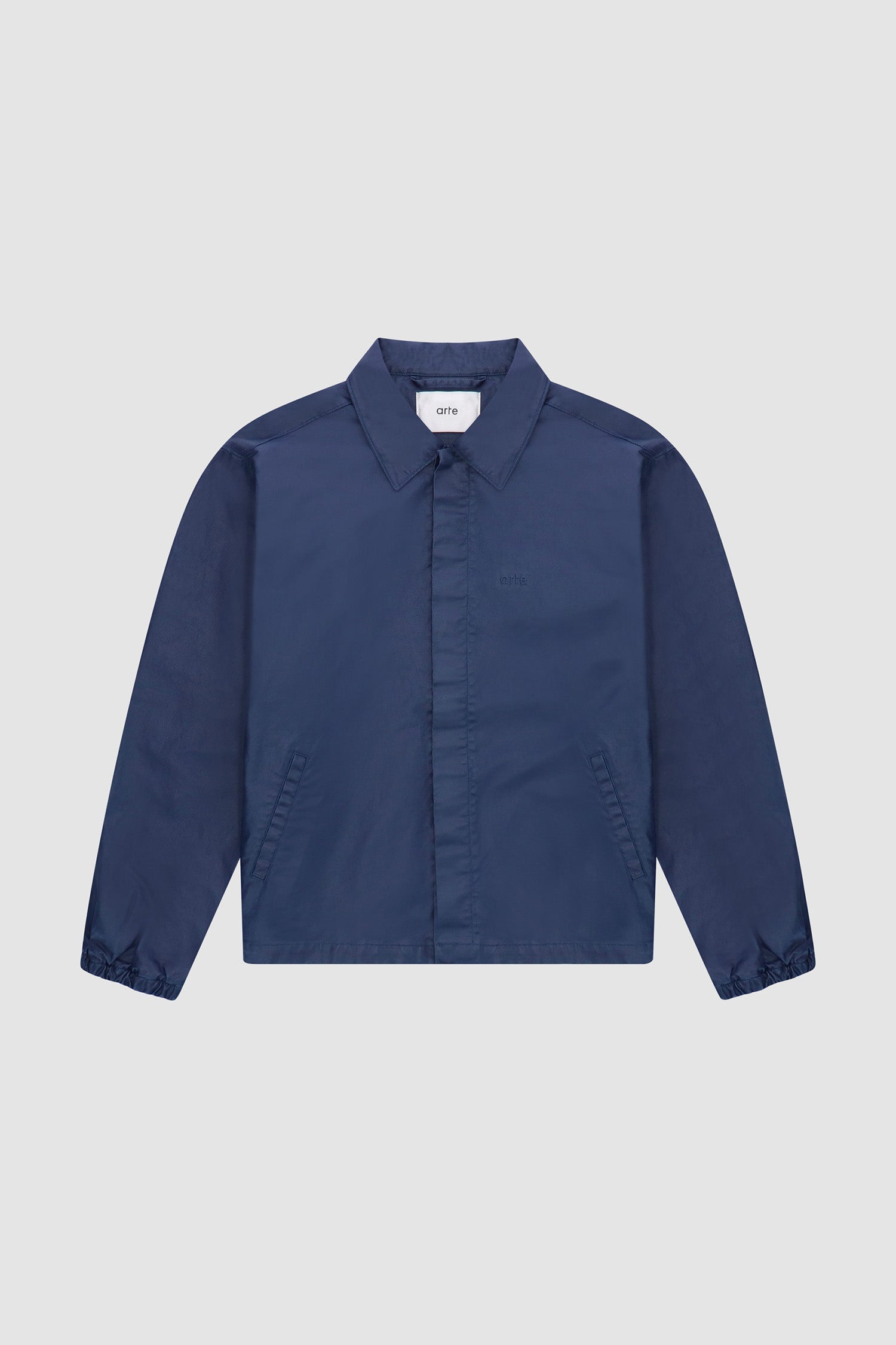Jules Coach Waxed Denim Jacket - Navy