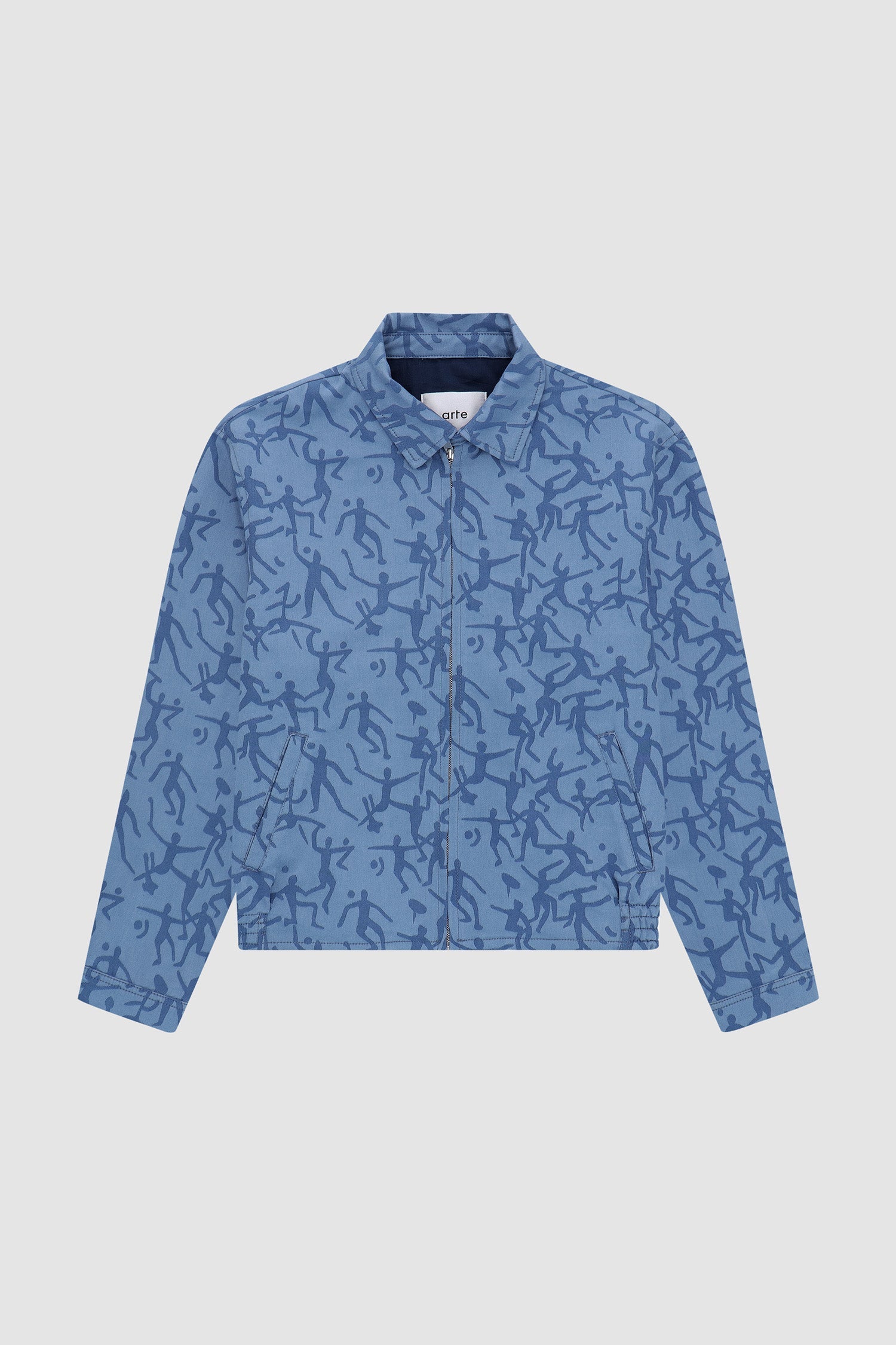 Veste James Allover - Bleu