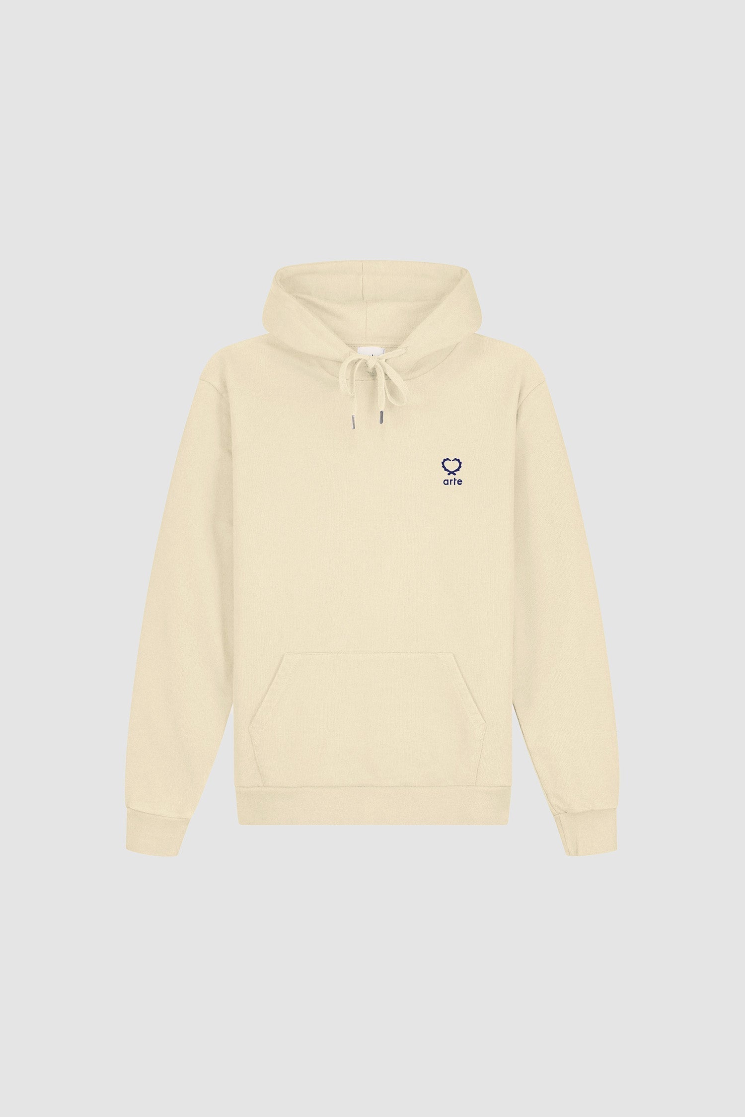 Sweat à capuche Hank Small Heart - Crème