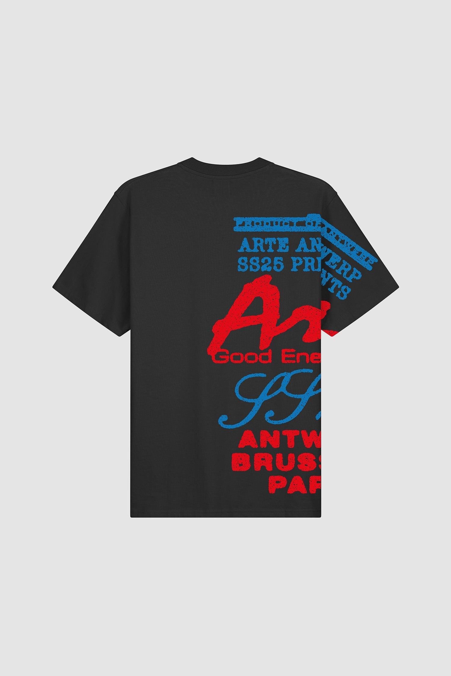 T-shirt à imprimé latéral - Noir