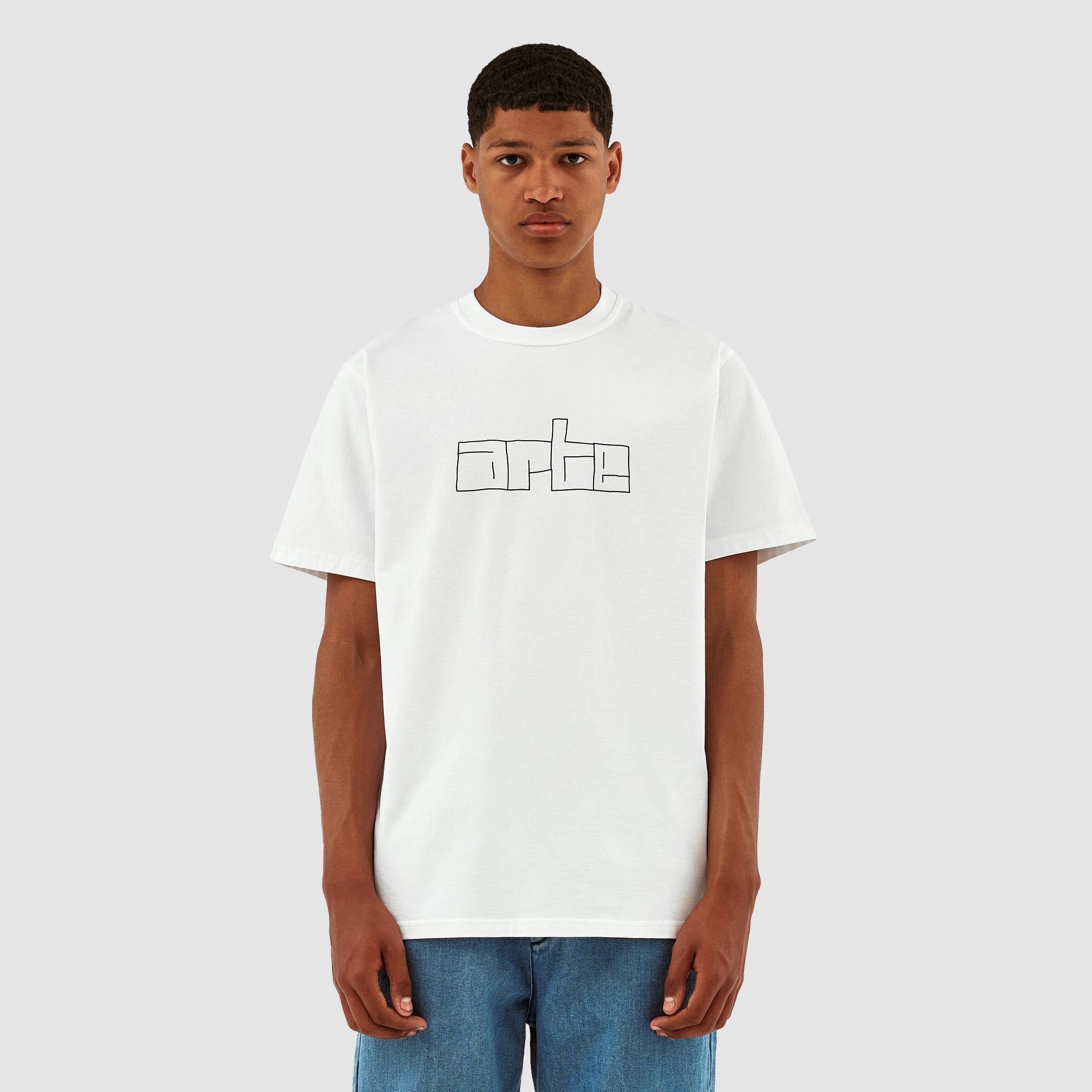 T-shirt avec logo en bloc Turner - Blanc