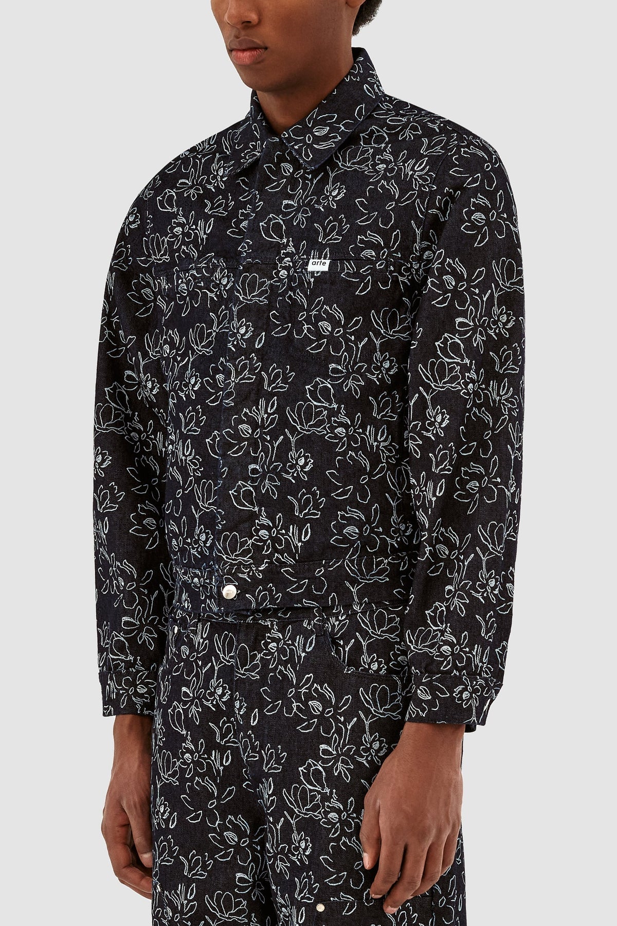 Veste Jones Flowers - Marine