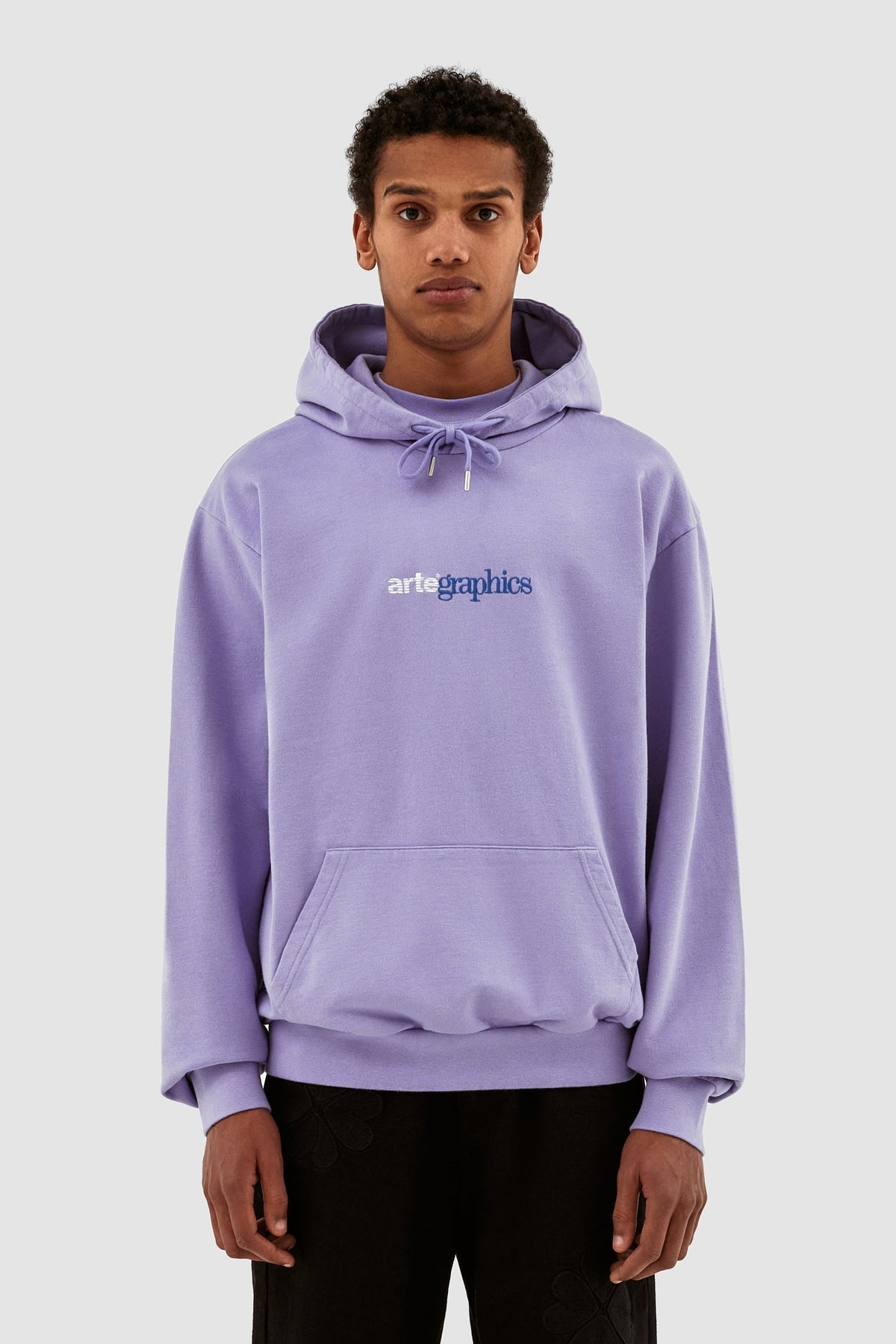 Sweat à capuche graphique Harmon - Violet