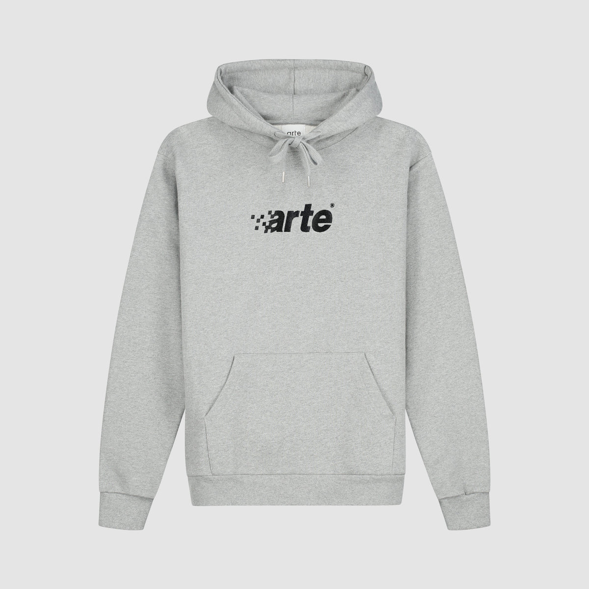 Sweat à capuche Harmon Pixel Logo - Gris