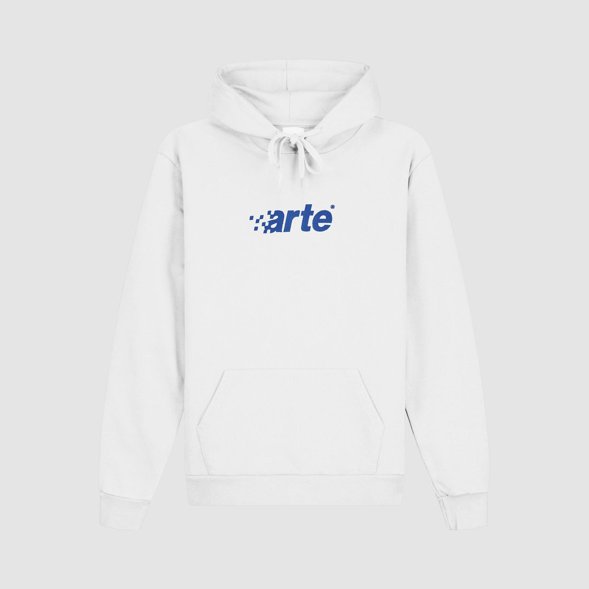 Sweat à capuche Harmon Pixel Logo - Blanc