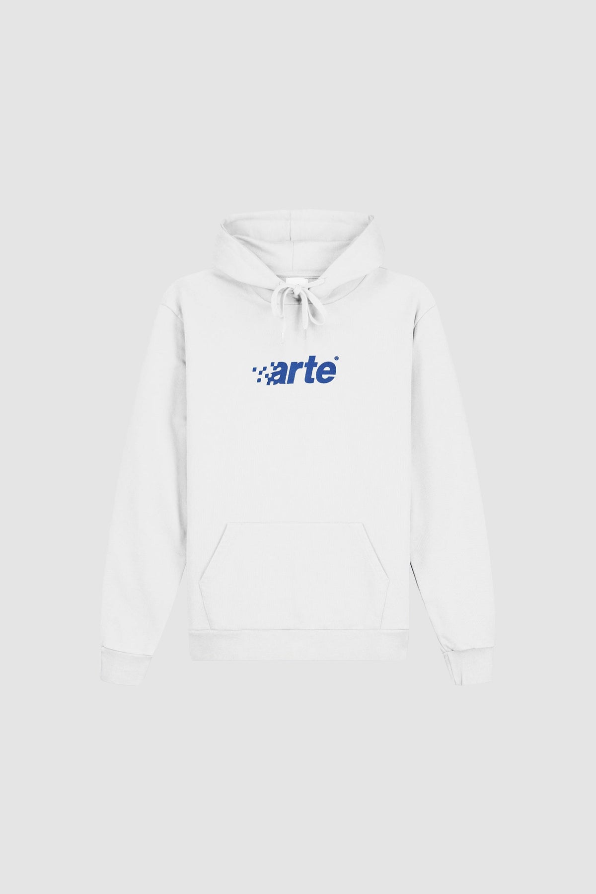 Sweat à capuche Harmon Pixel Logo - Blanc