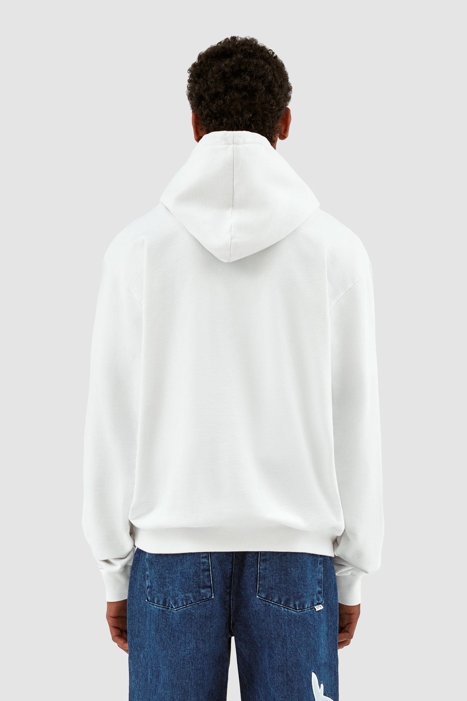 Sweat à capuche Harmon Pixel Logo - Blanc