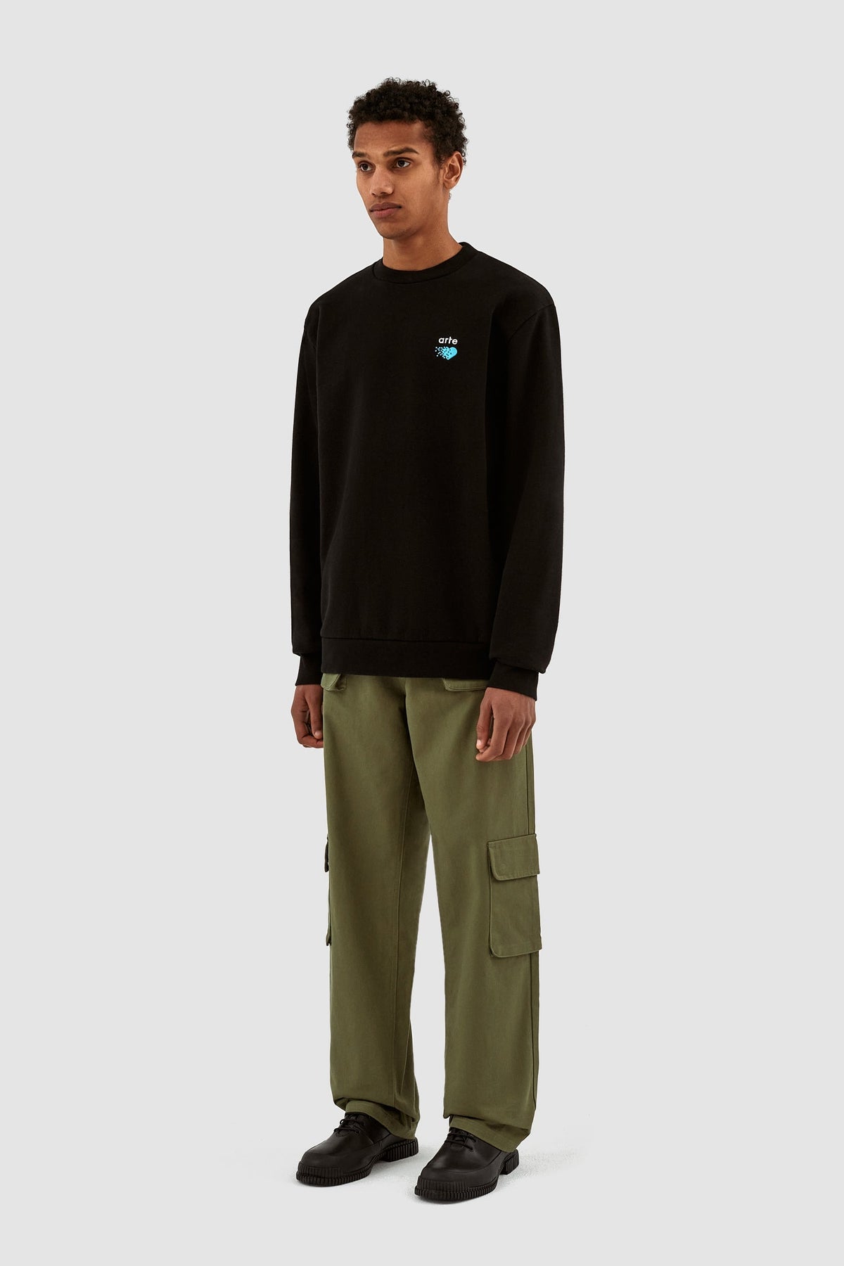 Pull Cohen Pixel Heart - Noir