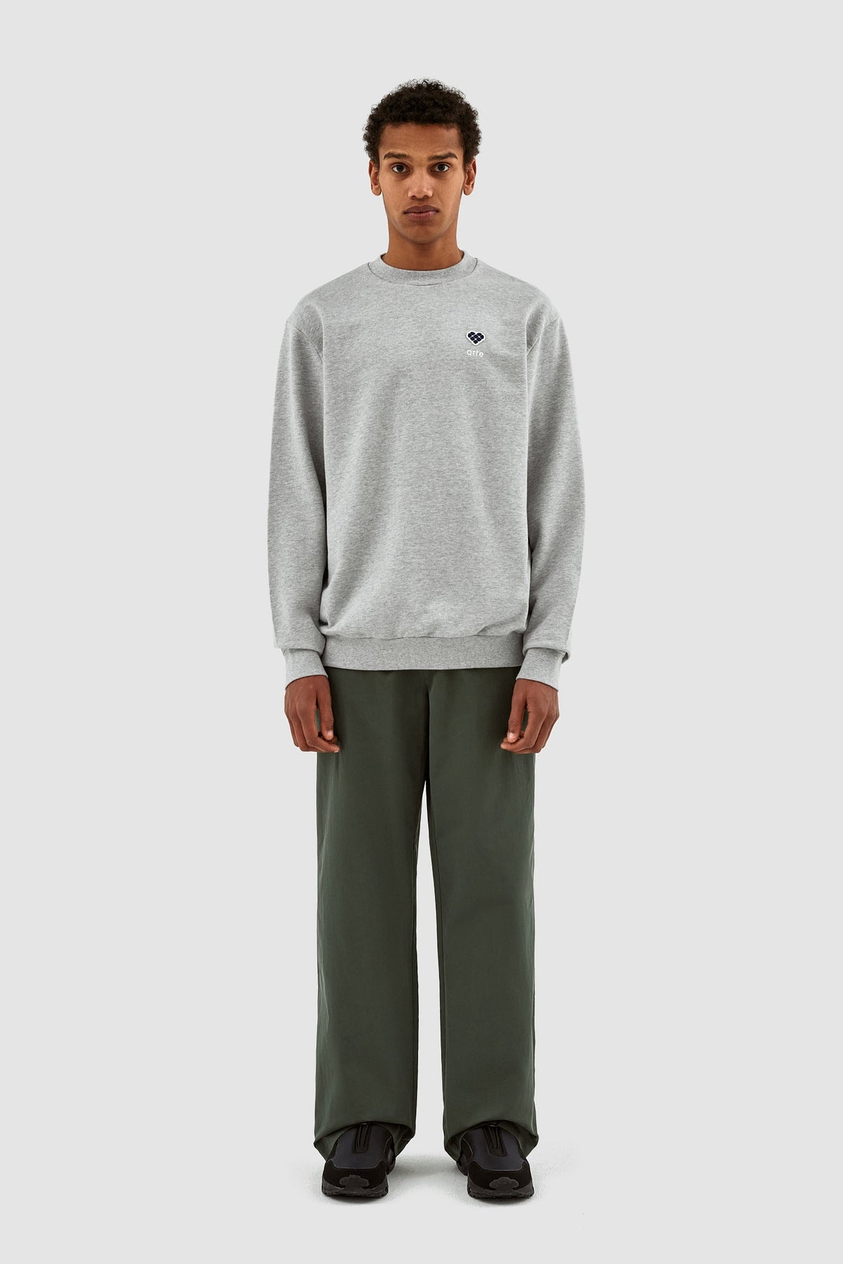 Pull Cohen Heart Patch - Gris