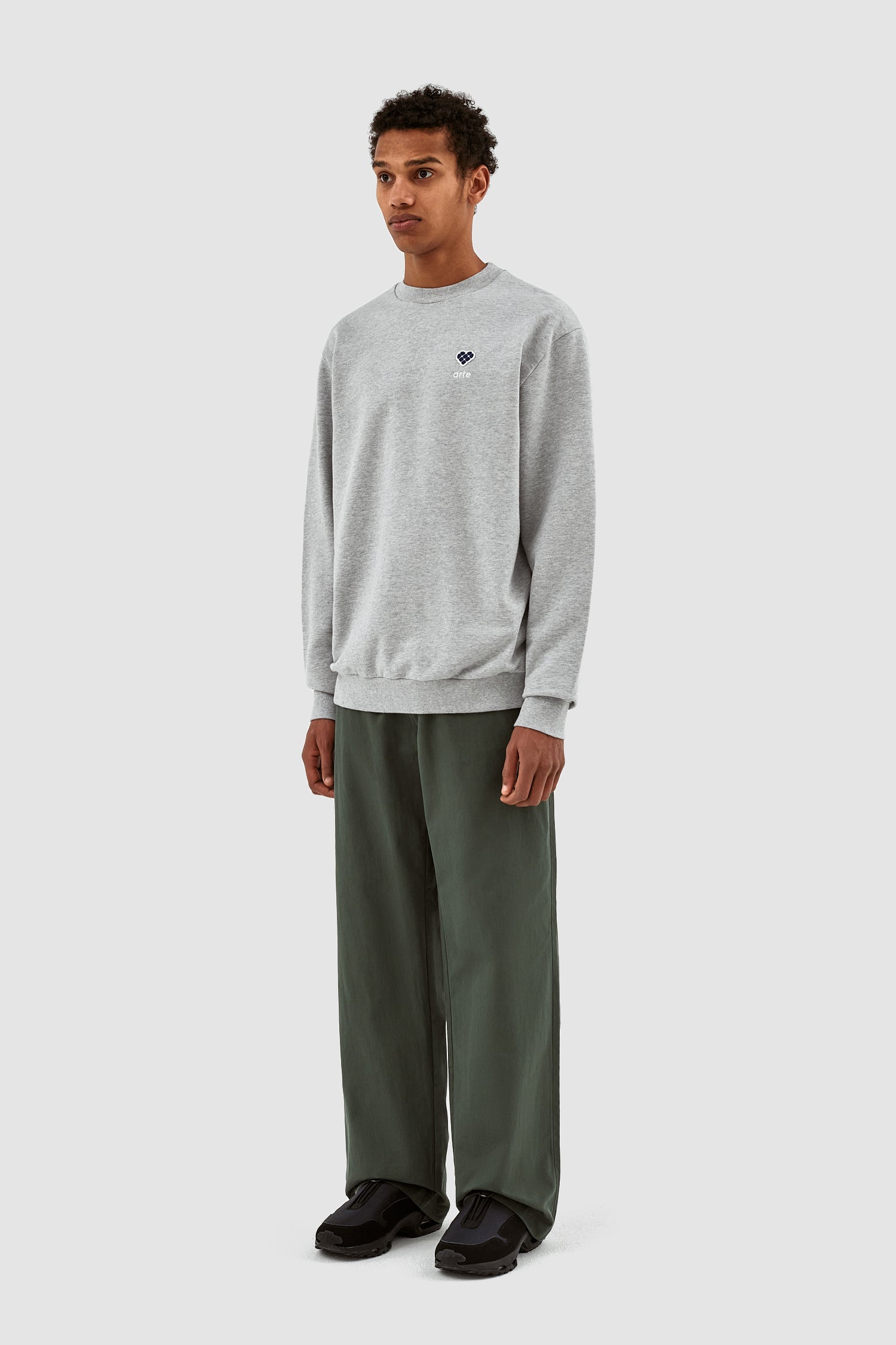 Pull Cohen Heart Patch - Gris