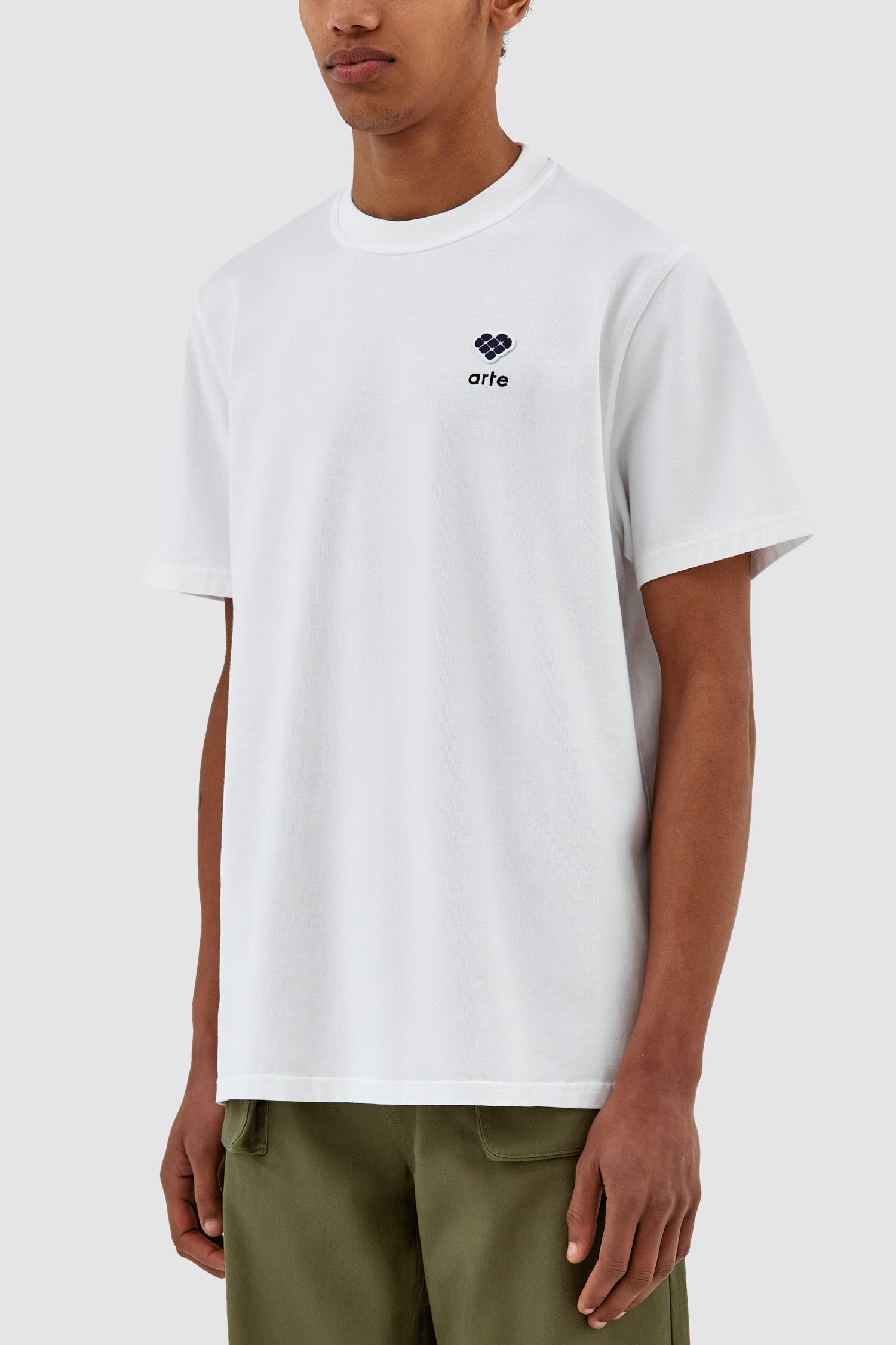 Tommy Heart Patch T-shirt - Blanc