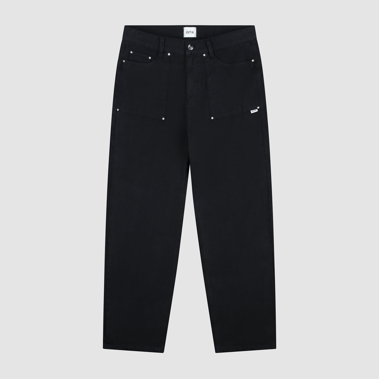 Pantalon Paul en toile - Noir