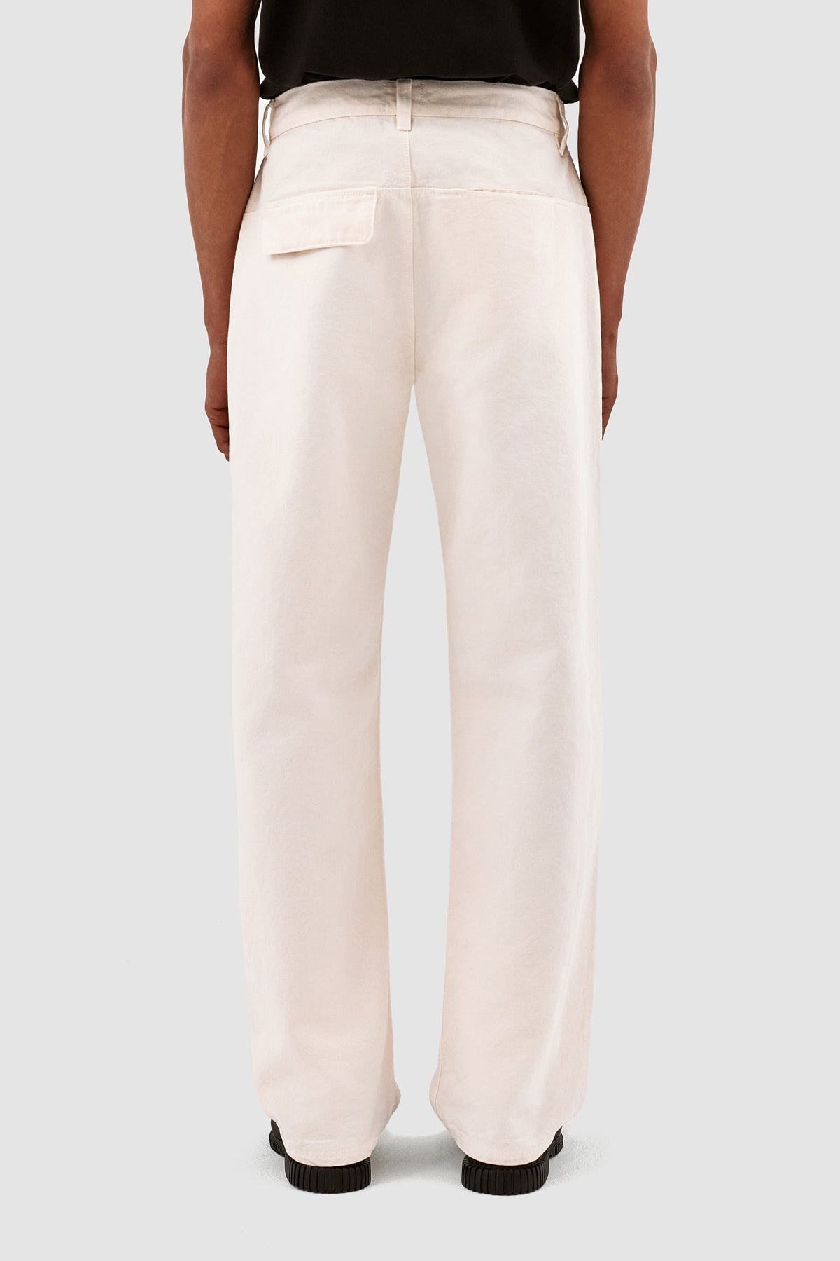 Pantalon Paul en toile - Crème