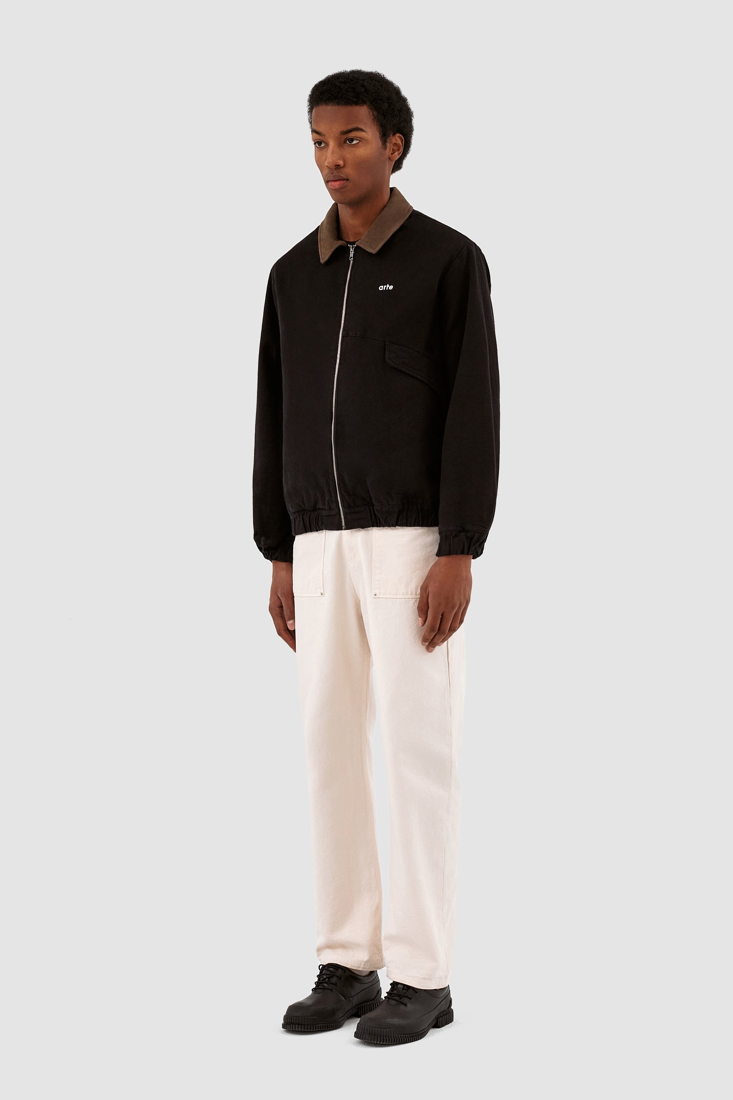 Veste à collier Jacob - Noir