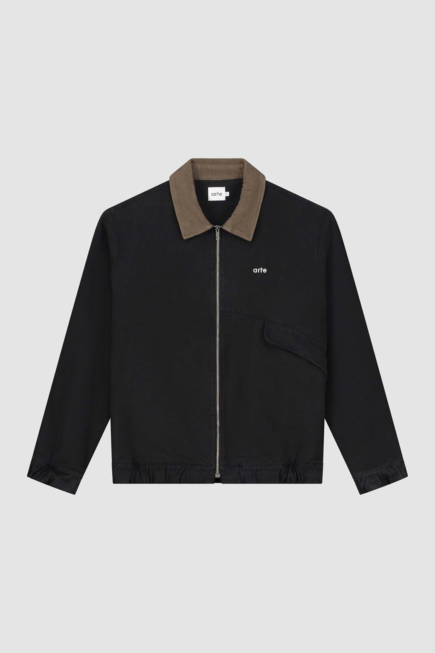 Veste à collier Jacob - Noir