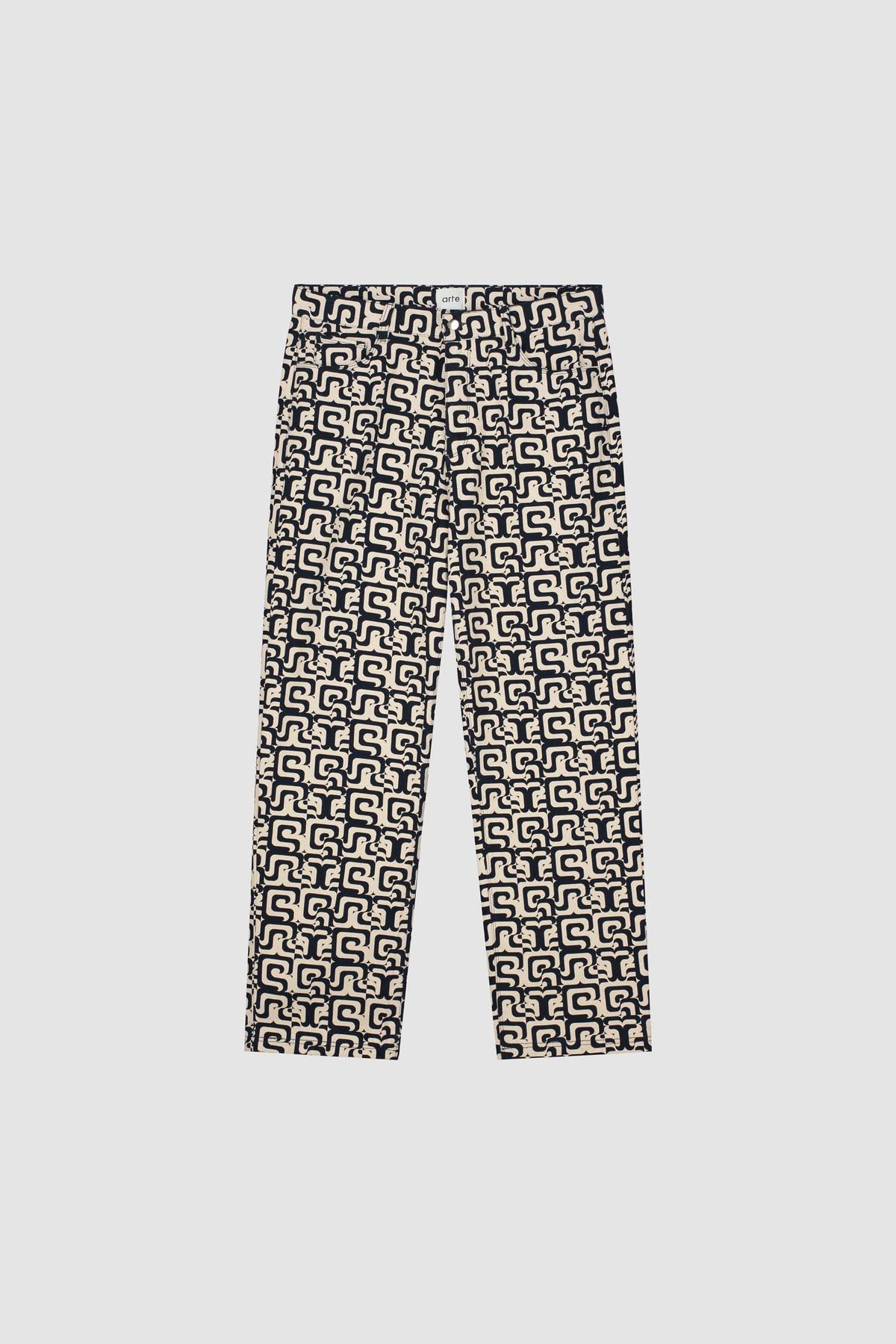 Pantalon Jonas Allover - Marine/Crème