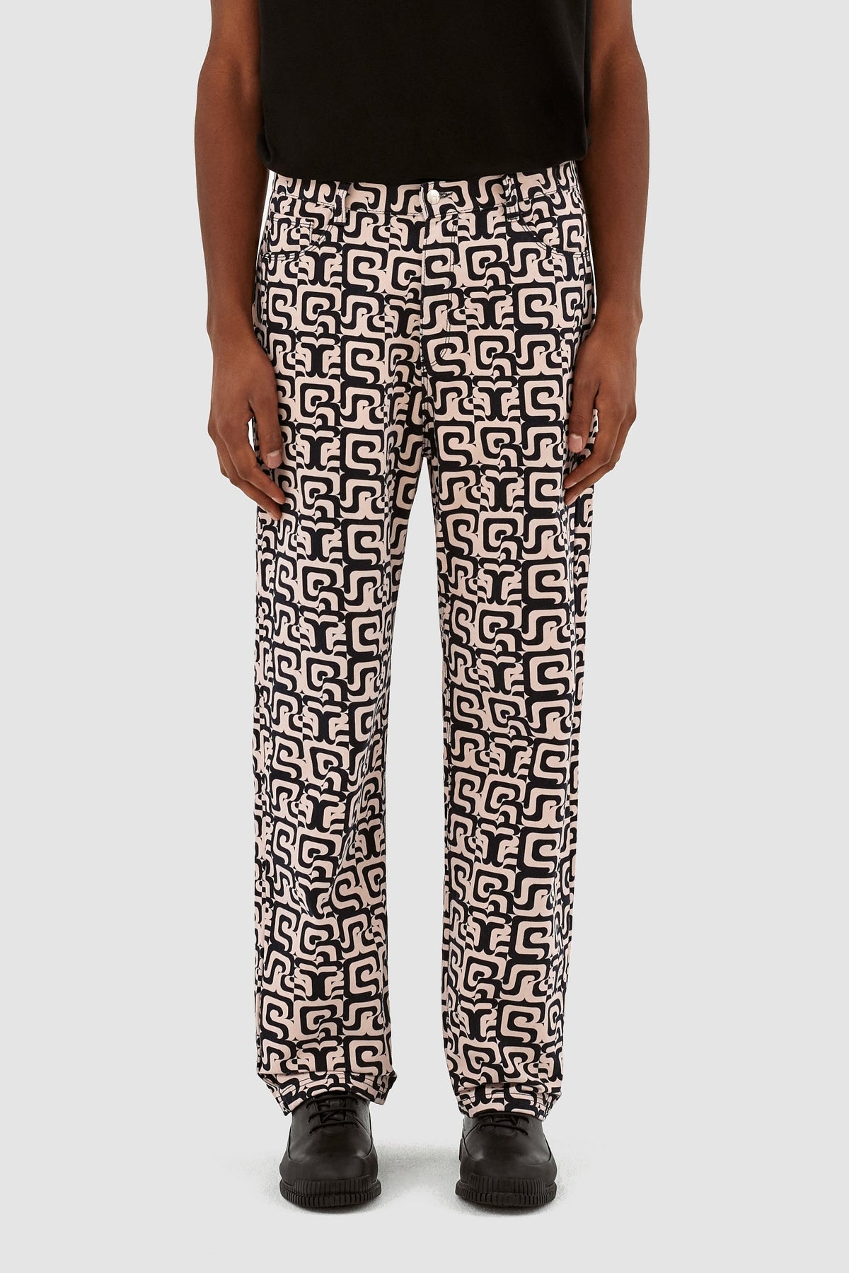 Pantalon Jonas Allover - Marine/Crème