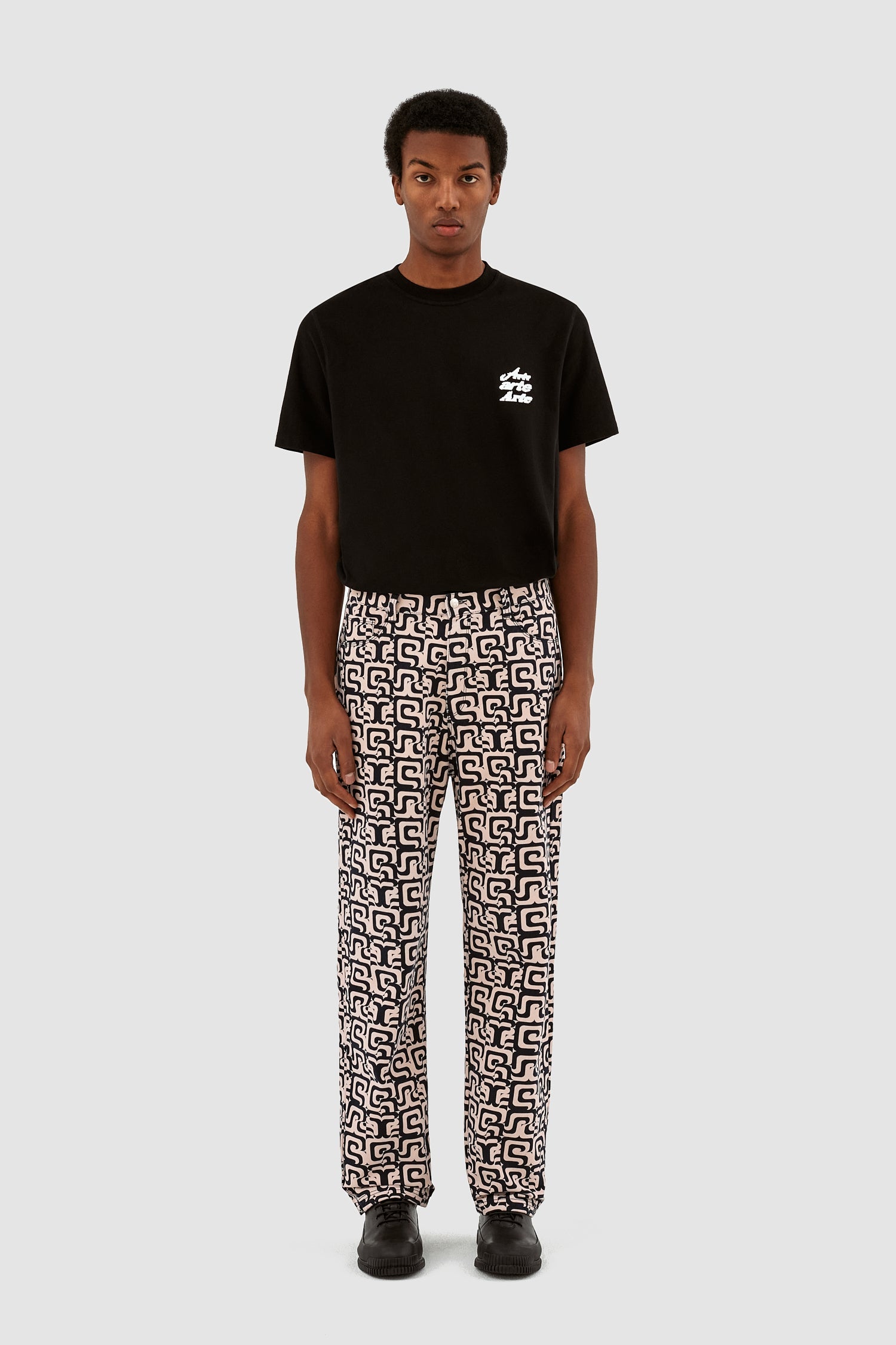 Pantalon Jonas Allover - Marine/Crème