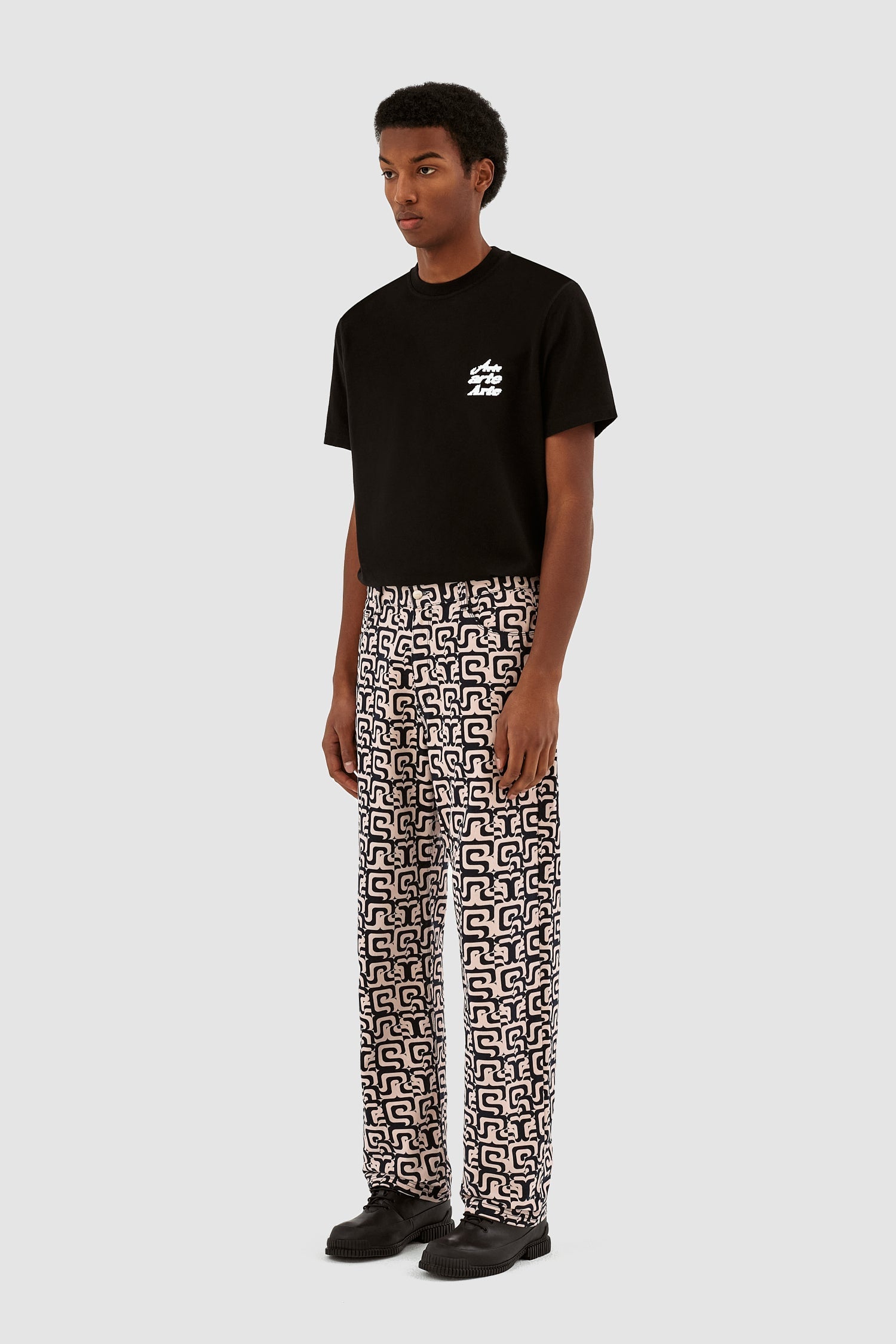 Pantalon Jonas Allover - Marine/Crème