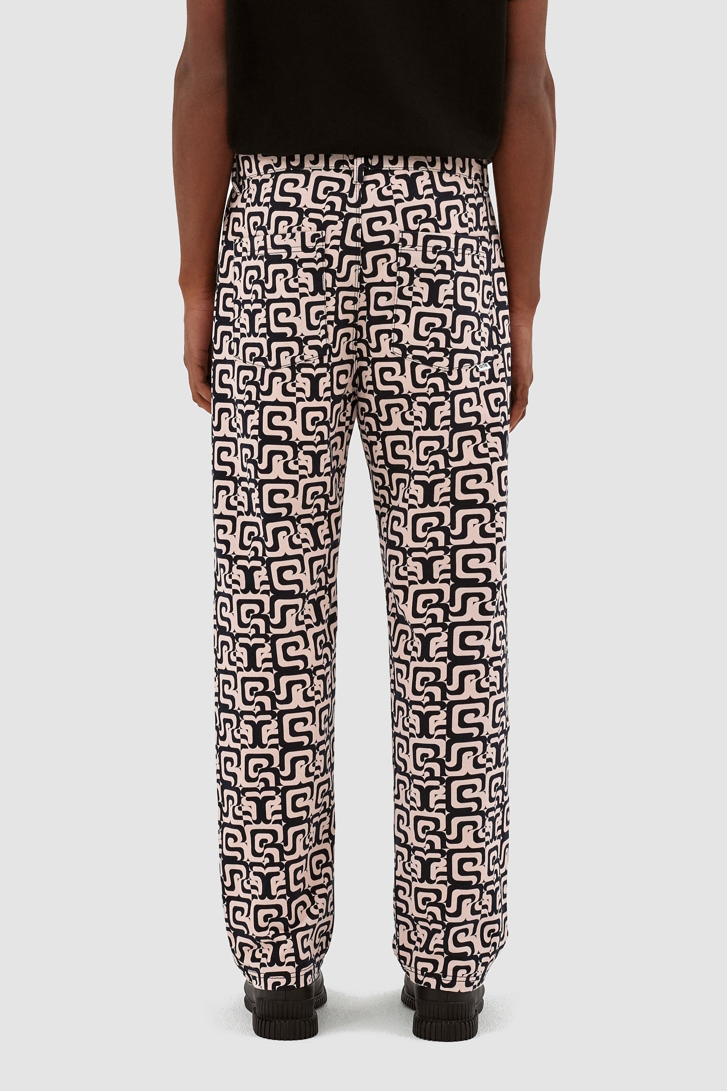 Pantalon Jonas Allover - Marine/Crème