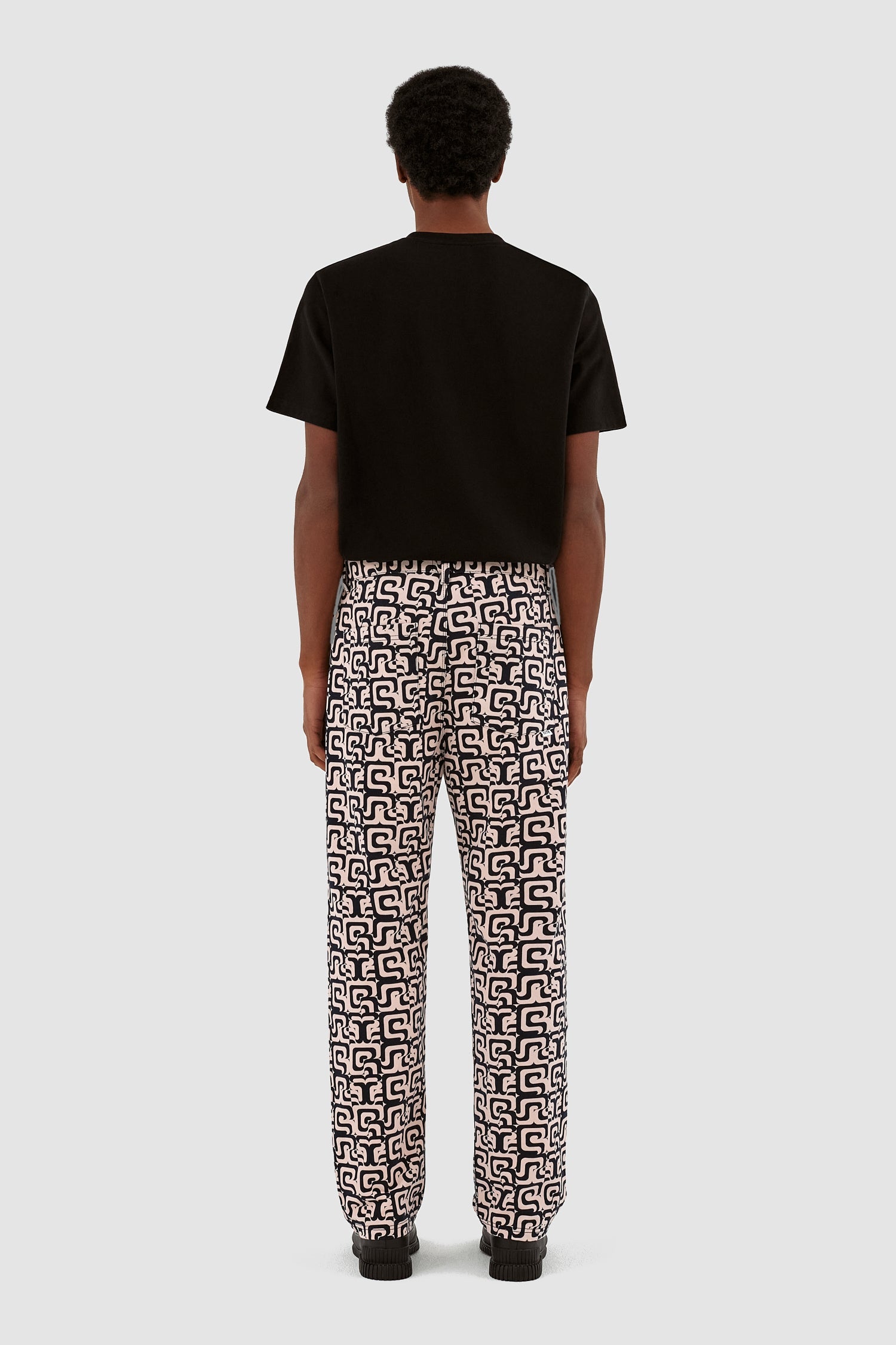 Pantalon Jonas Allover - Marine/Crème