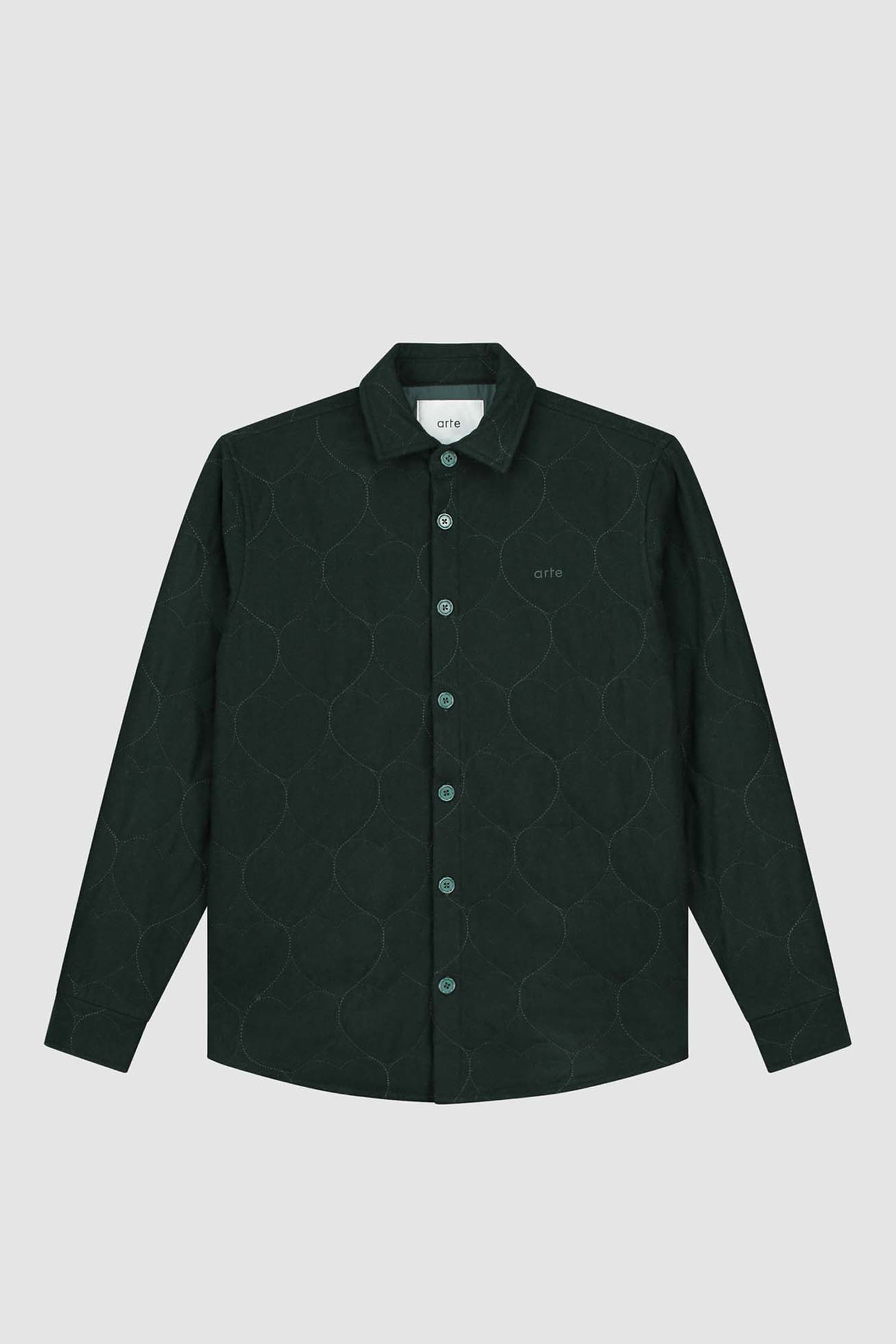 Chemise matelassée Stockton - Vert foncé