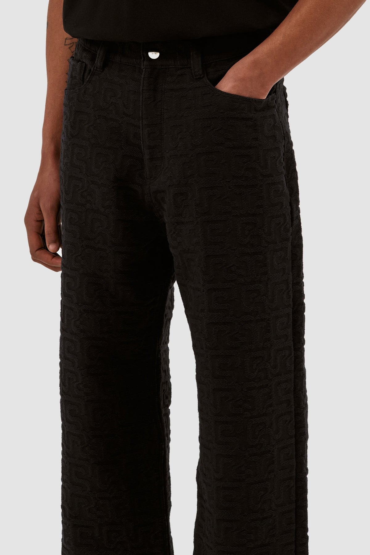 Pantalon Jones Jacquard - Noir