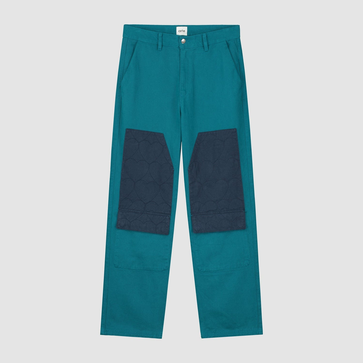 Pantalon rembourré Jules Heart - Bleu pétrole