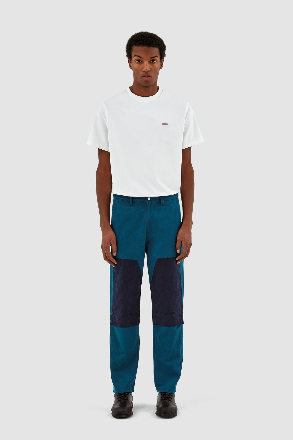 Pantalon rembourré Jules Heart - Bleu pétrole