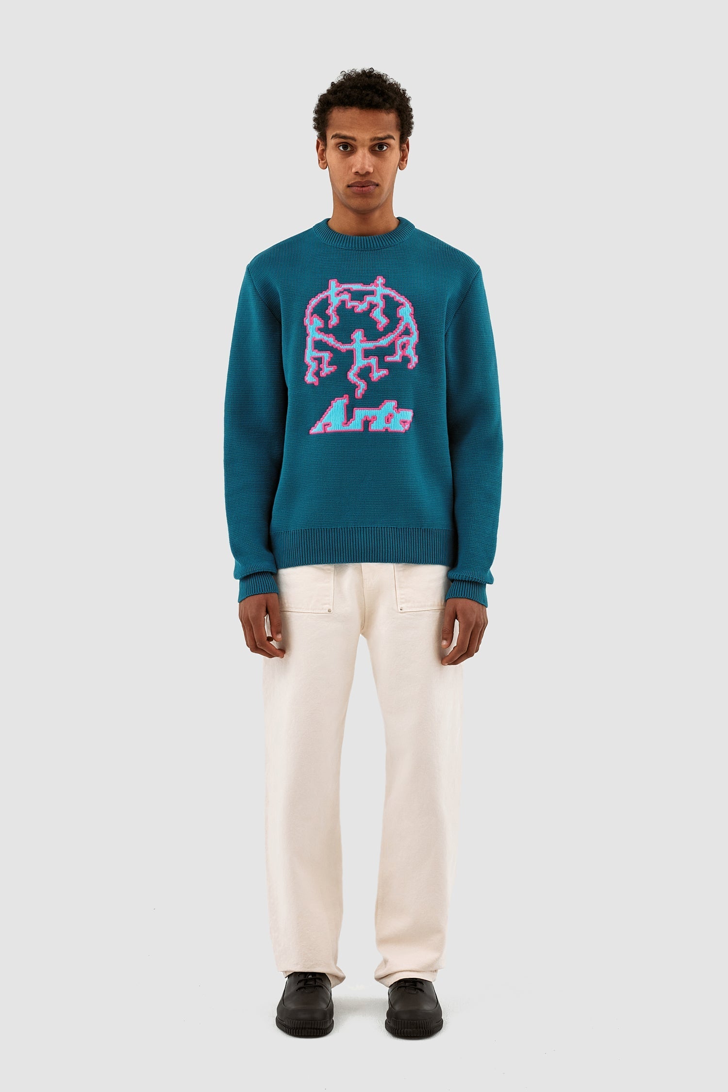 Pull Kobe Pixel Dancers - Bleu pétrole