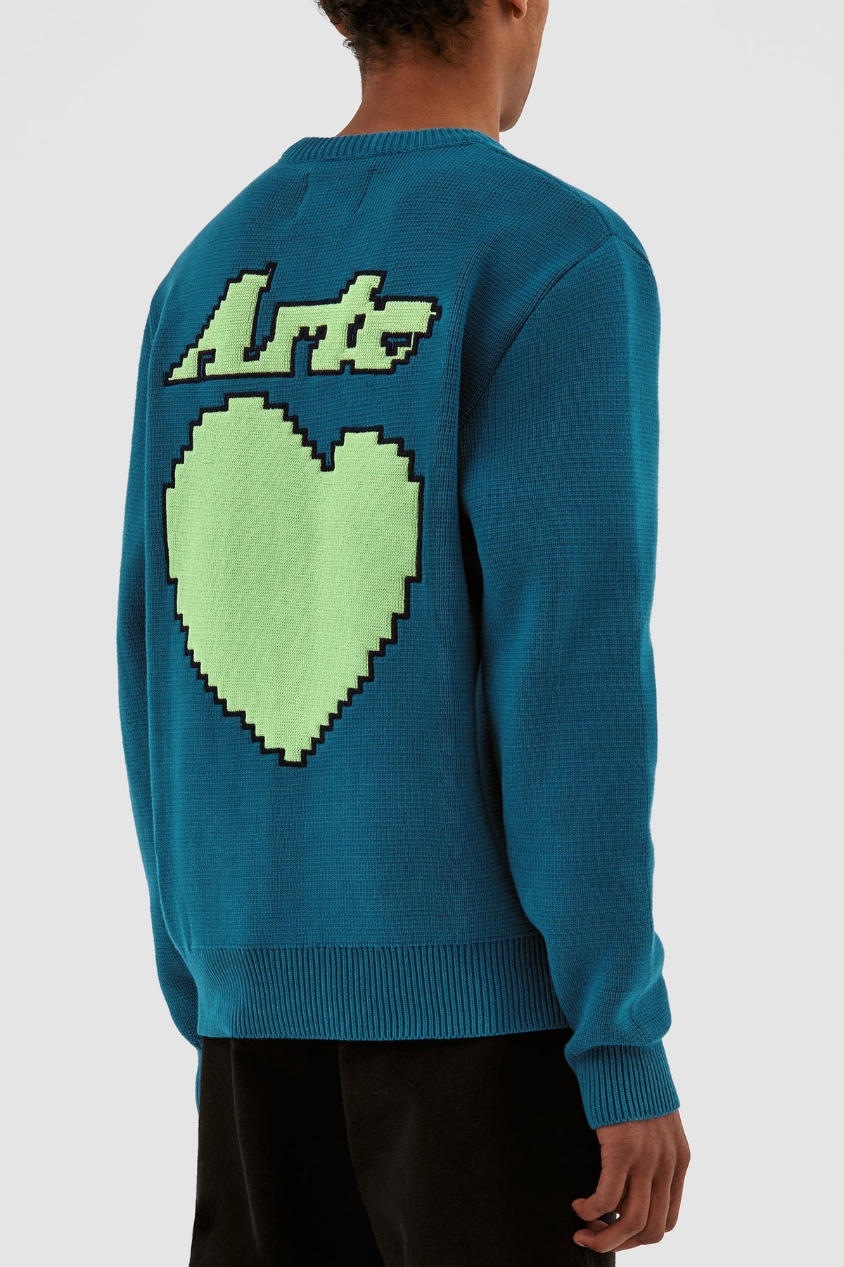 Pull Kobe Back Heart - Bleu pétrole