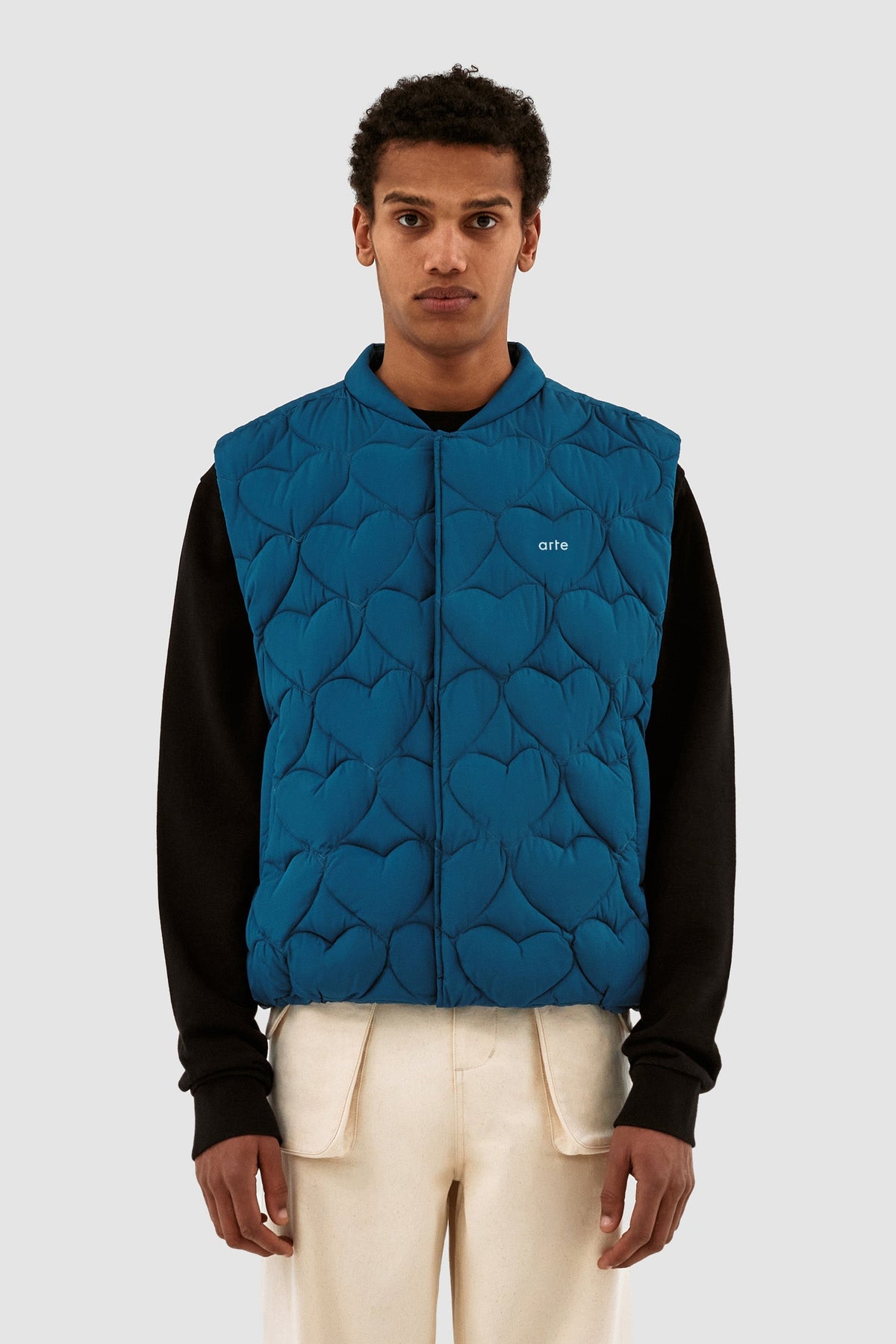 Gilet Vince Heart - Bleu pétrole