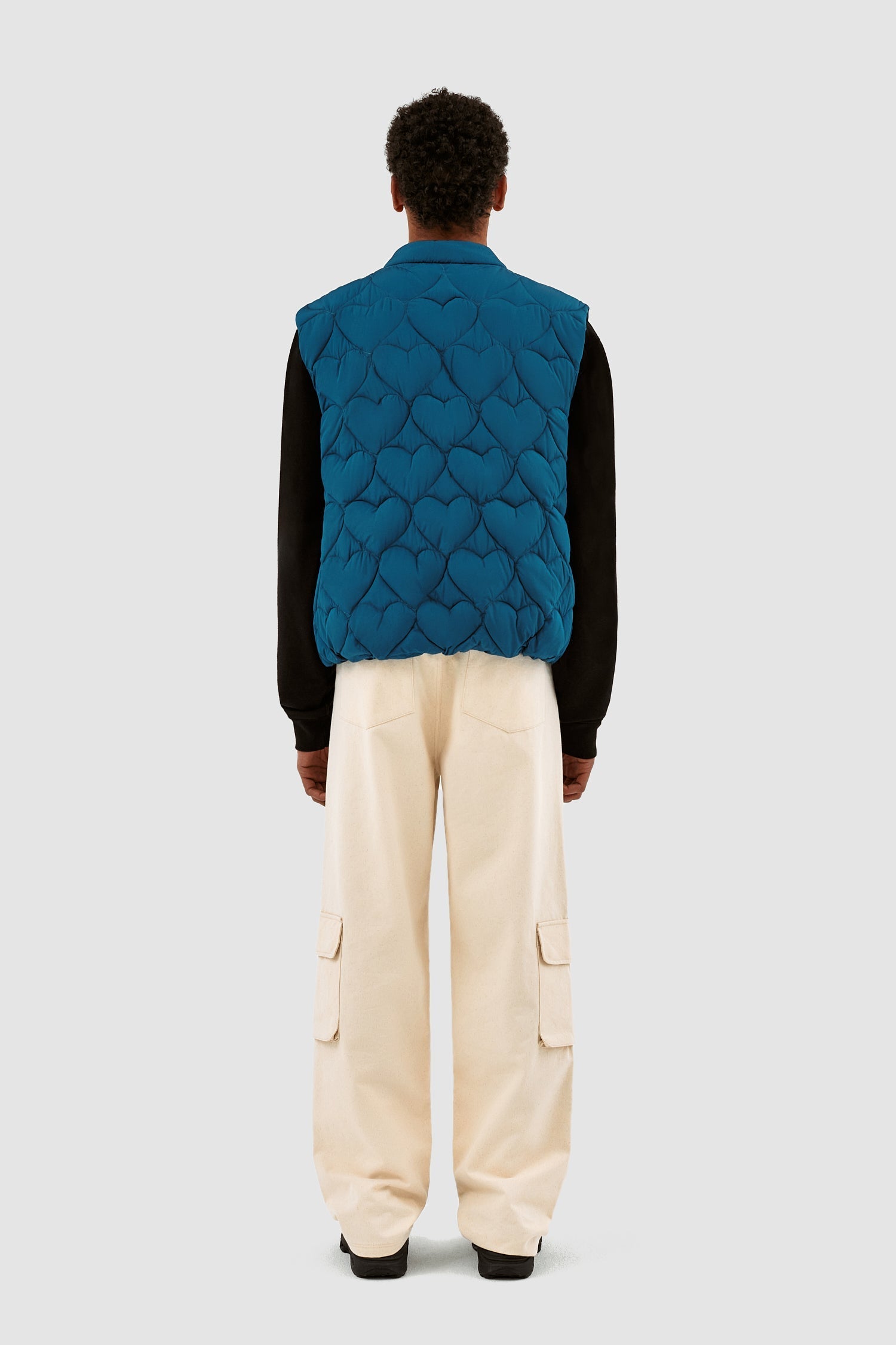 Gilet Vince Heart - Bleu pétrole