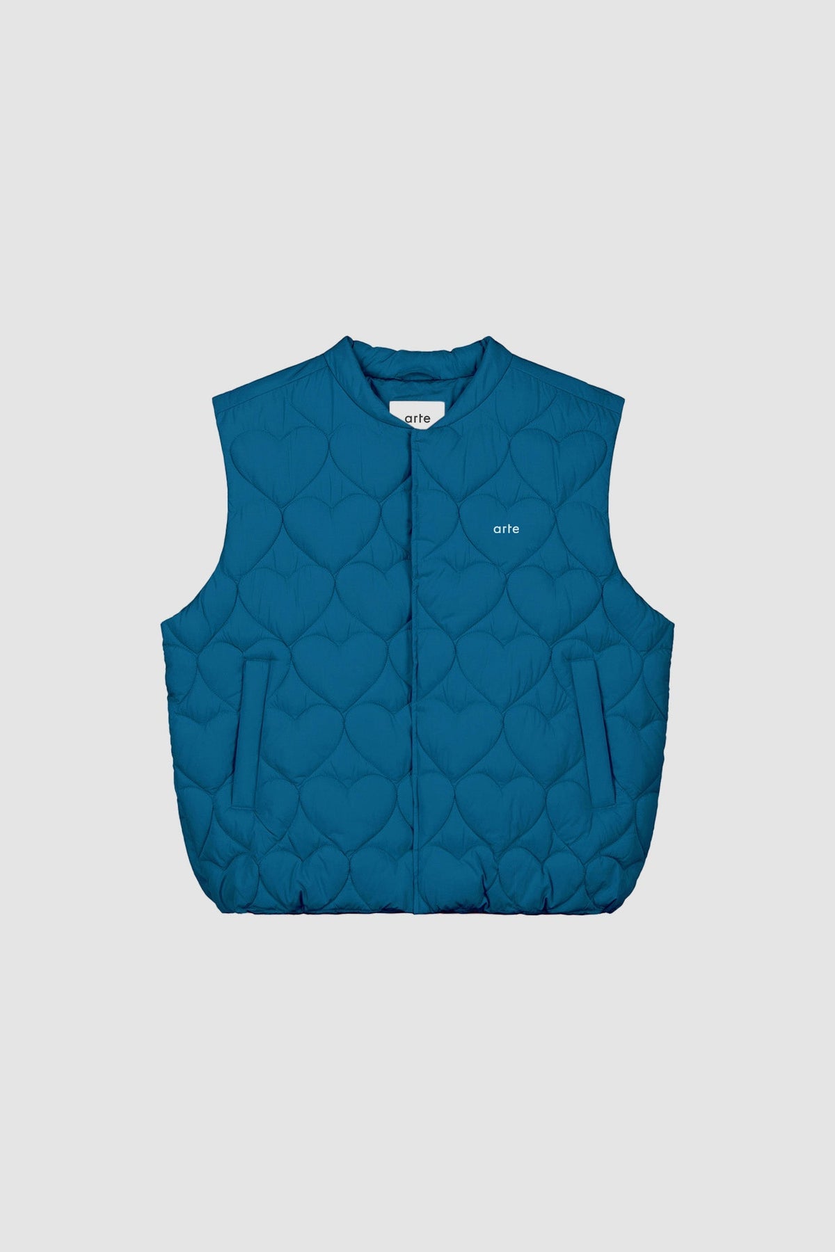 Gilet Vince Heart - Bleu pétrole