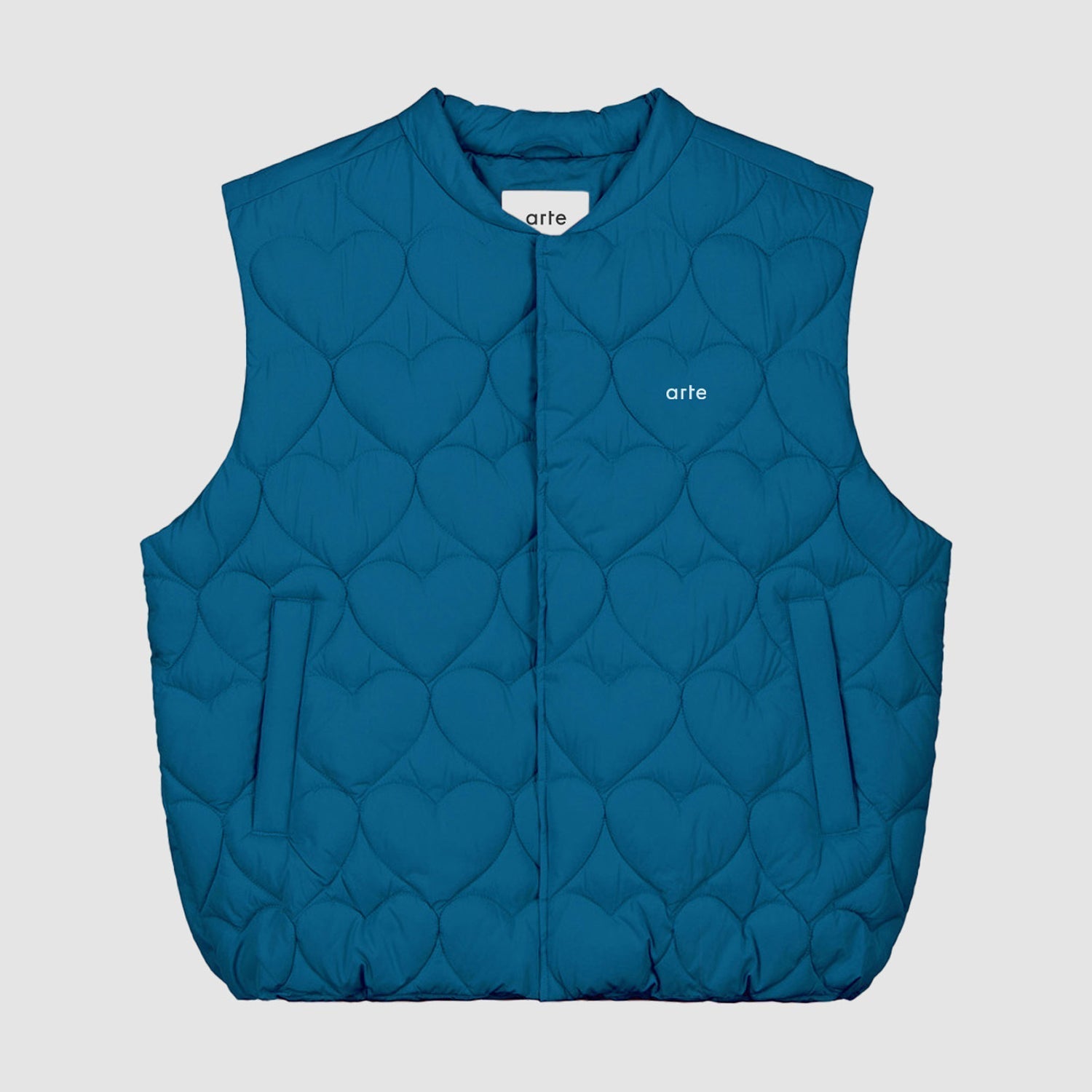 Gilet Vince Heart - Bleu pétrole