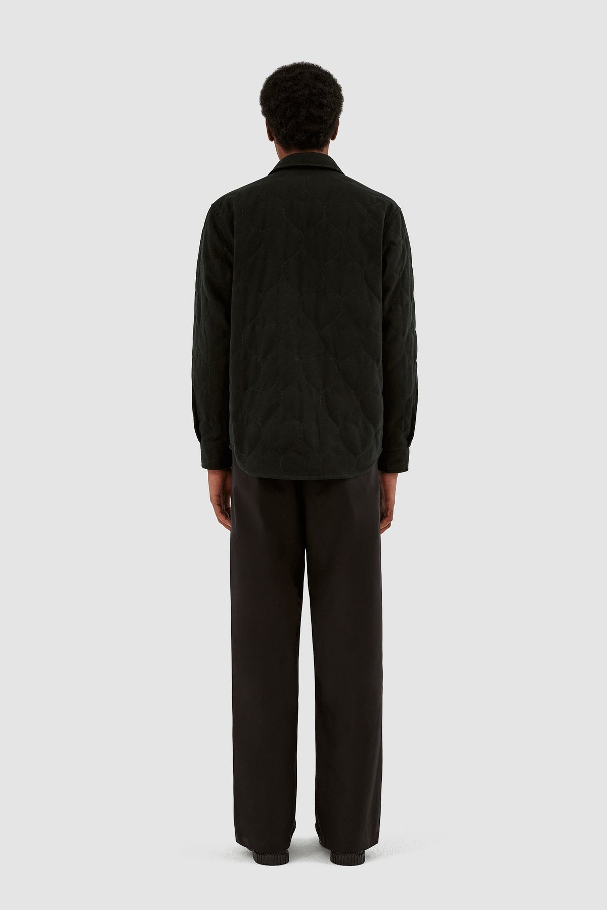 Chemise matelassée Stockton - Noir