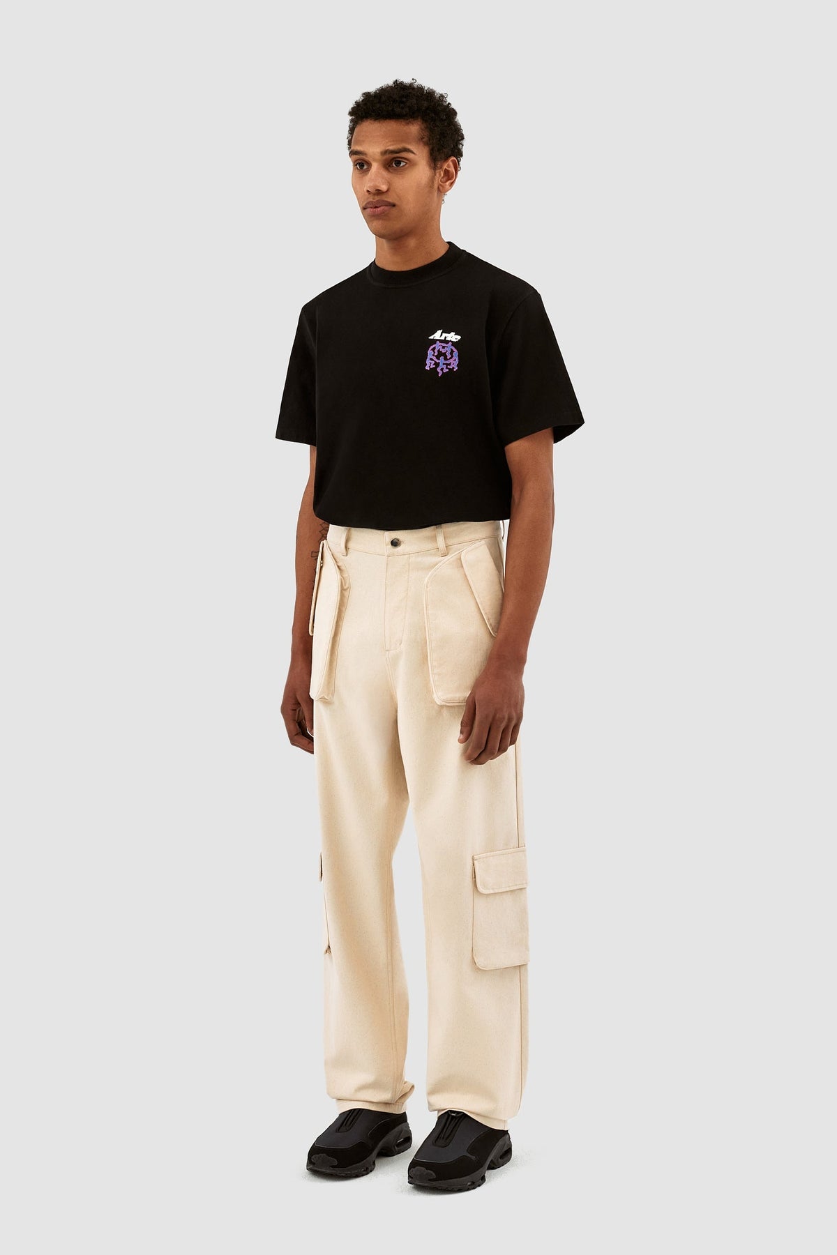 Pantalon cargo Jaden - Crème