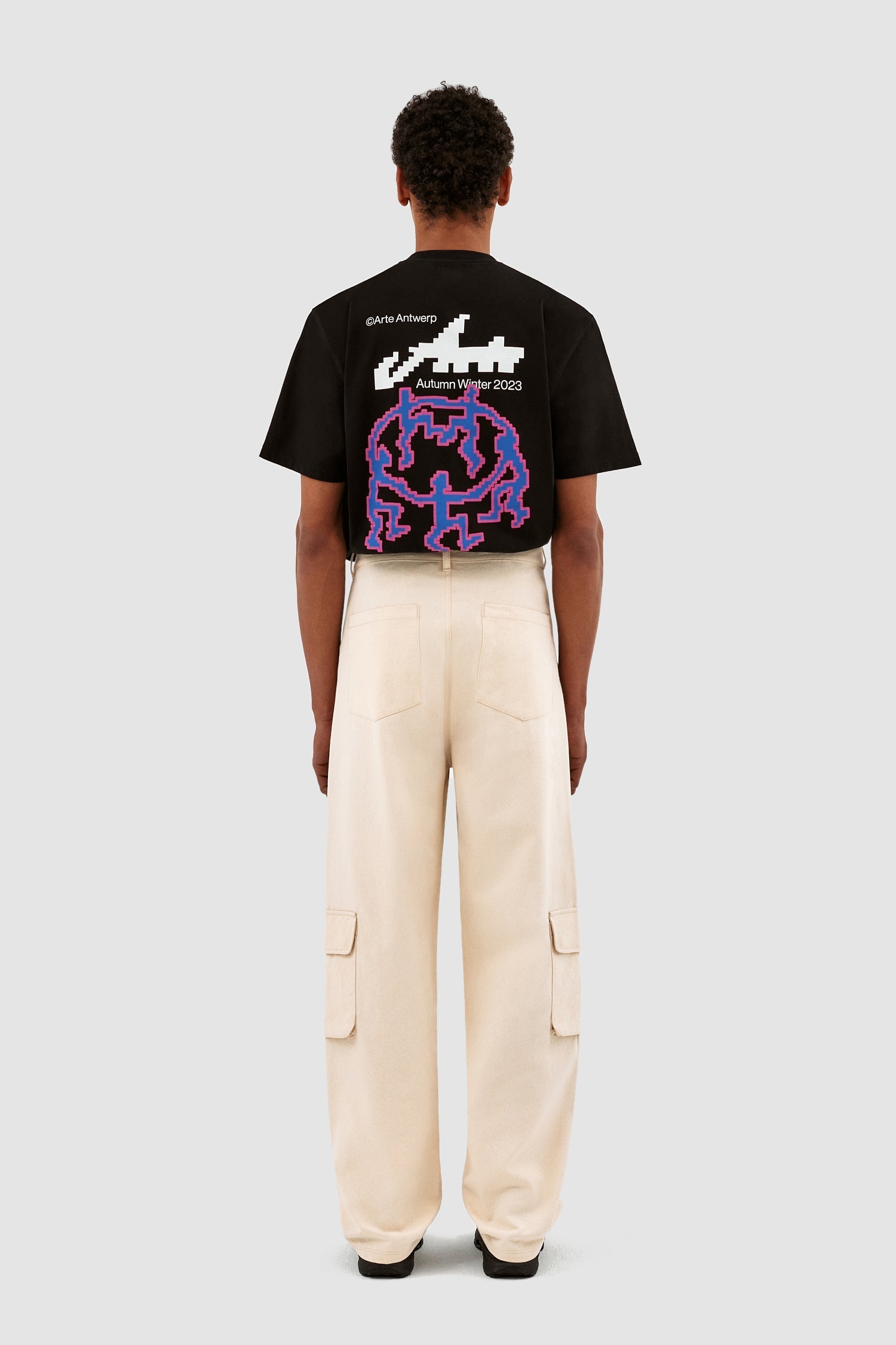 Pantalon cargo Jaden - Crème
