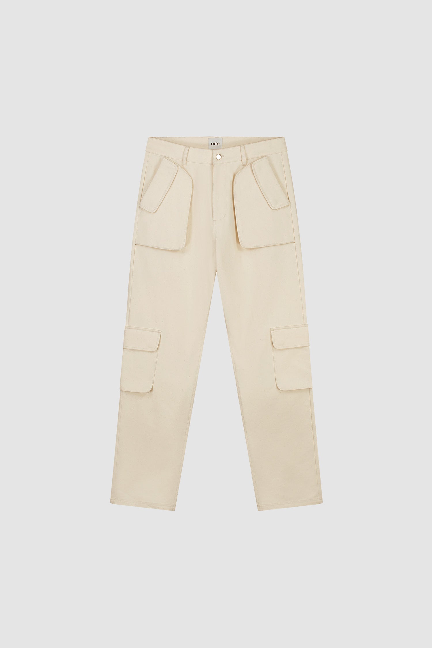 Pantalon cargo Jaden - Crème