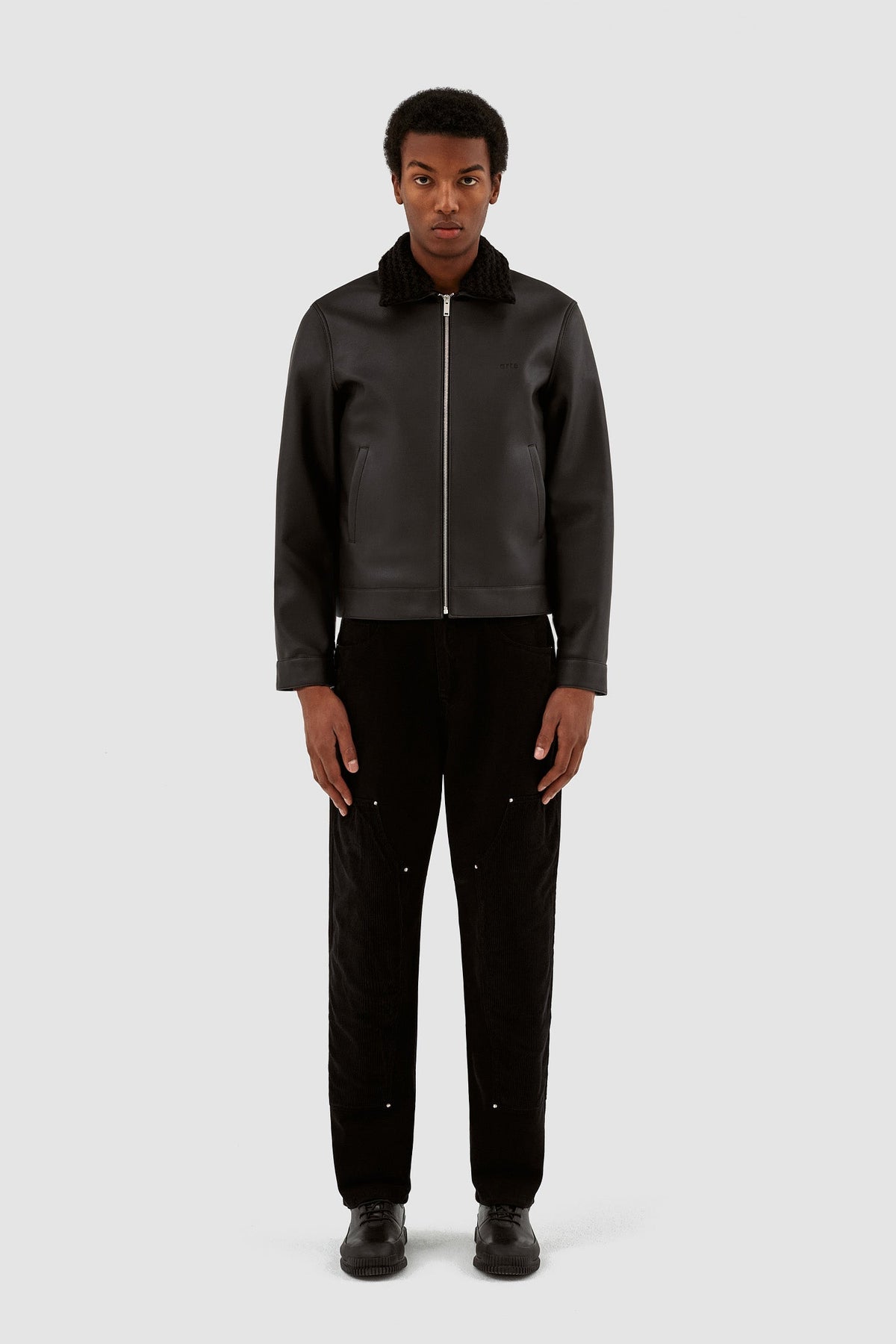 Veste à col Jasper - Noir