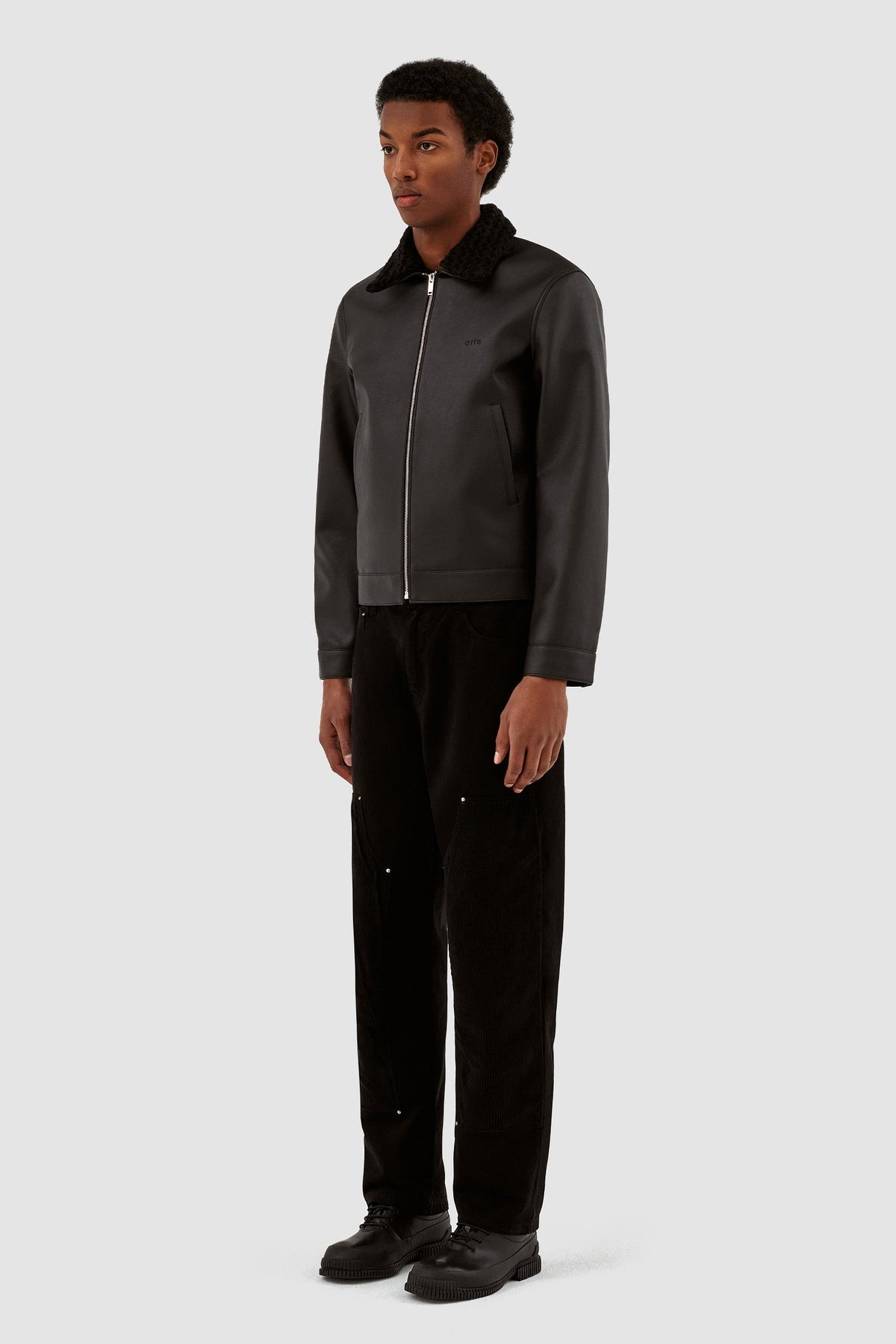 Veste à col Jasper - Noir