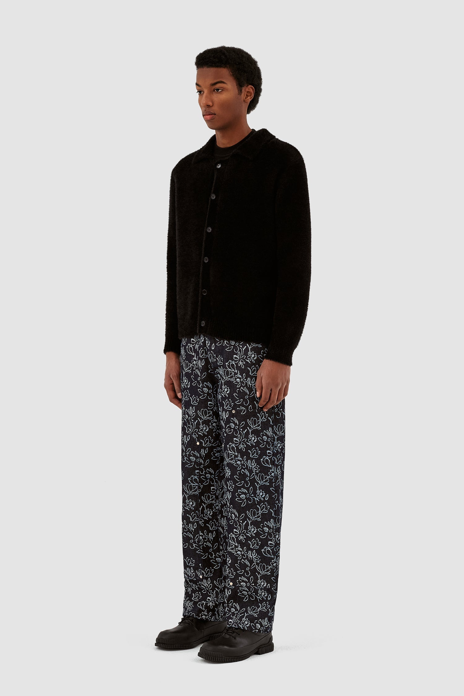 Cardigan Kyle Fluffy - Noir