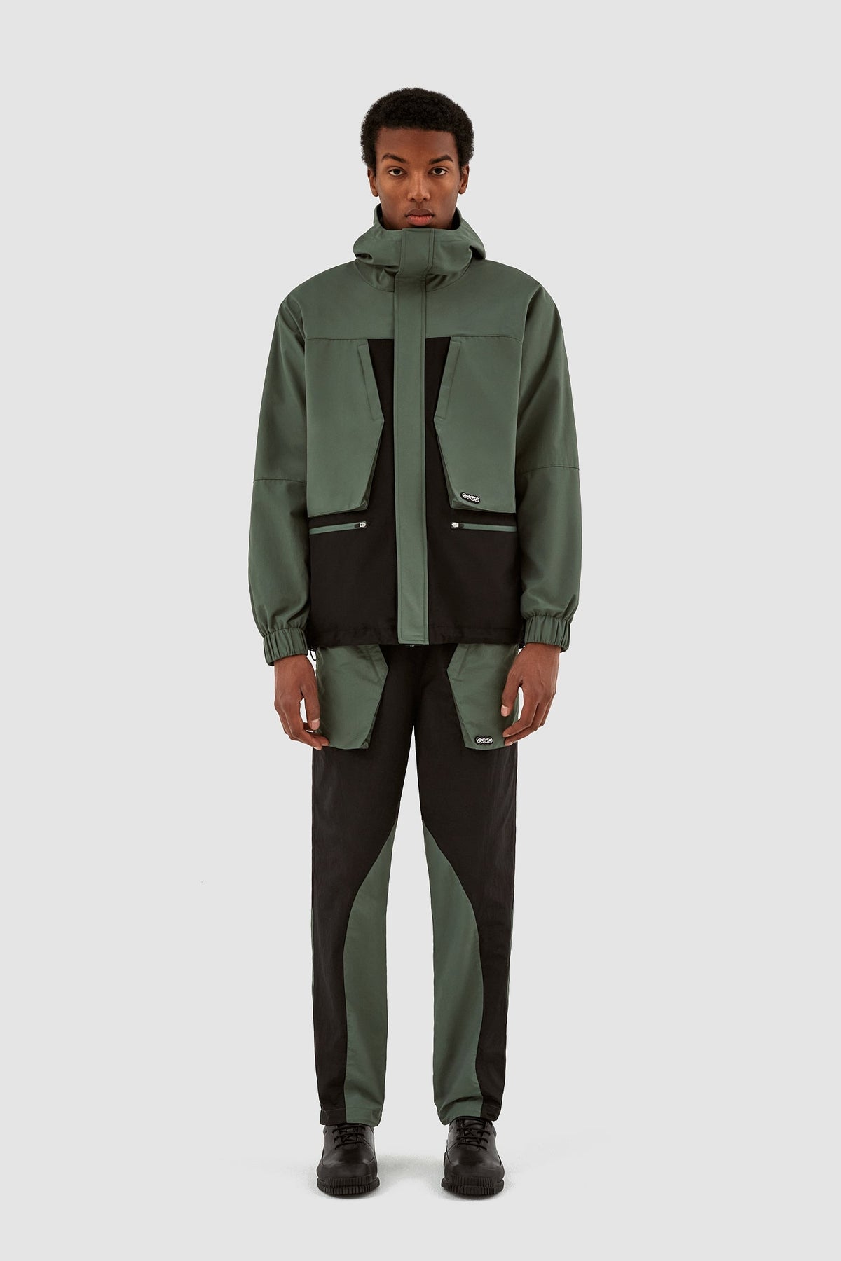 Veste contrastée Jake - Noir/vert
