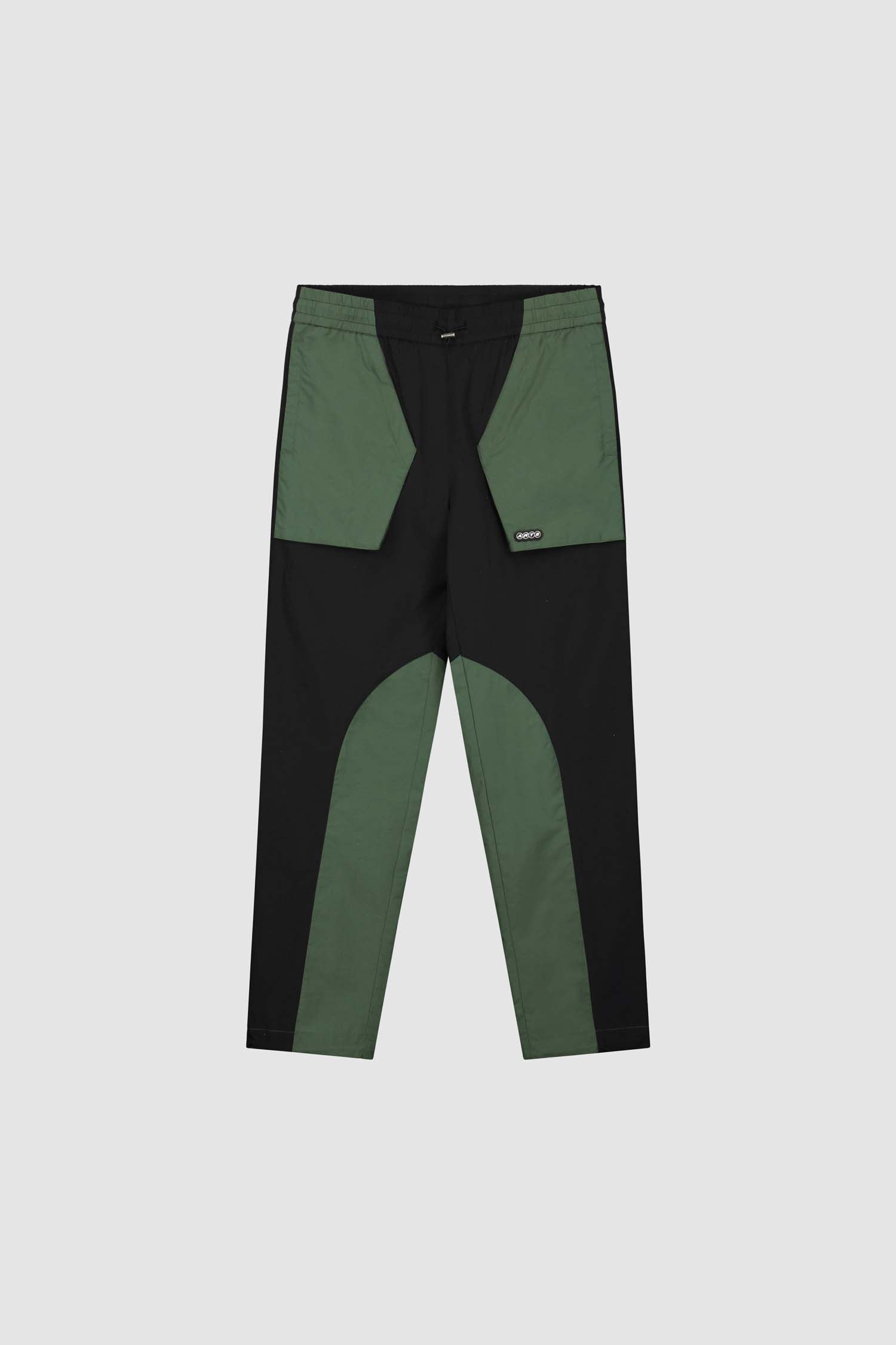 Pantalon contrasté Jake - noir/vert