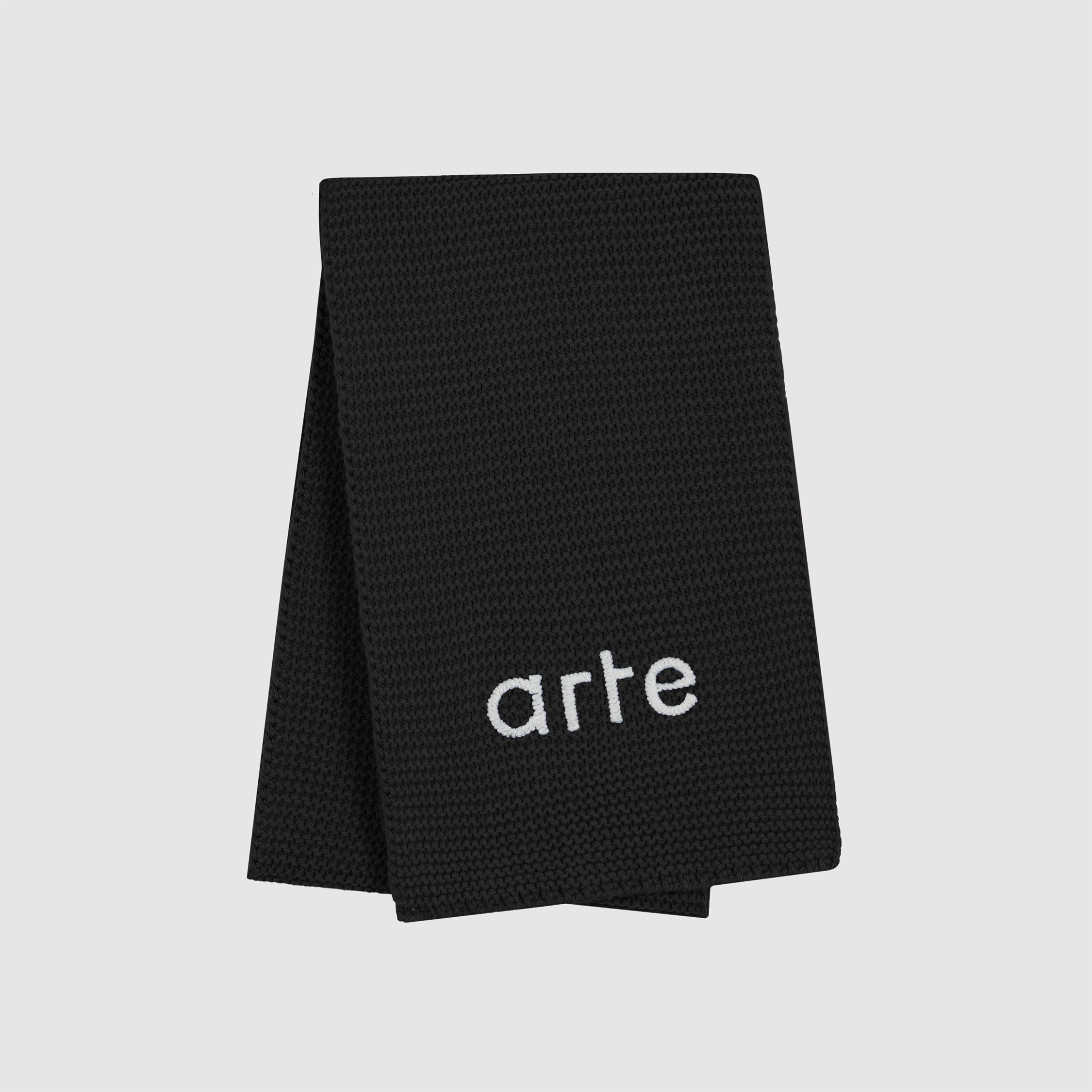 Écharpe en tricot Aaron - Noir