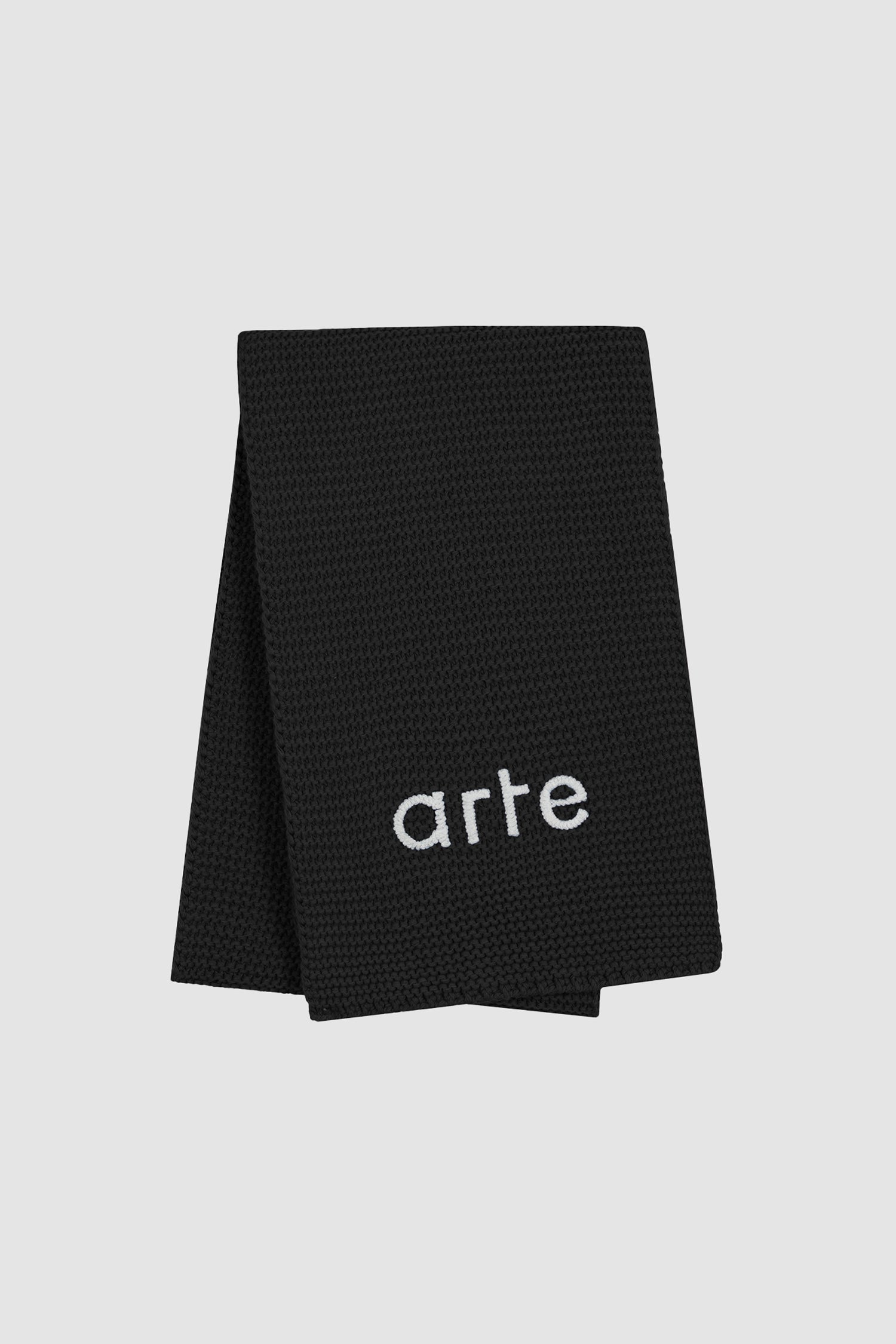 Écharpe en tricot Aaron - Noir